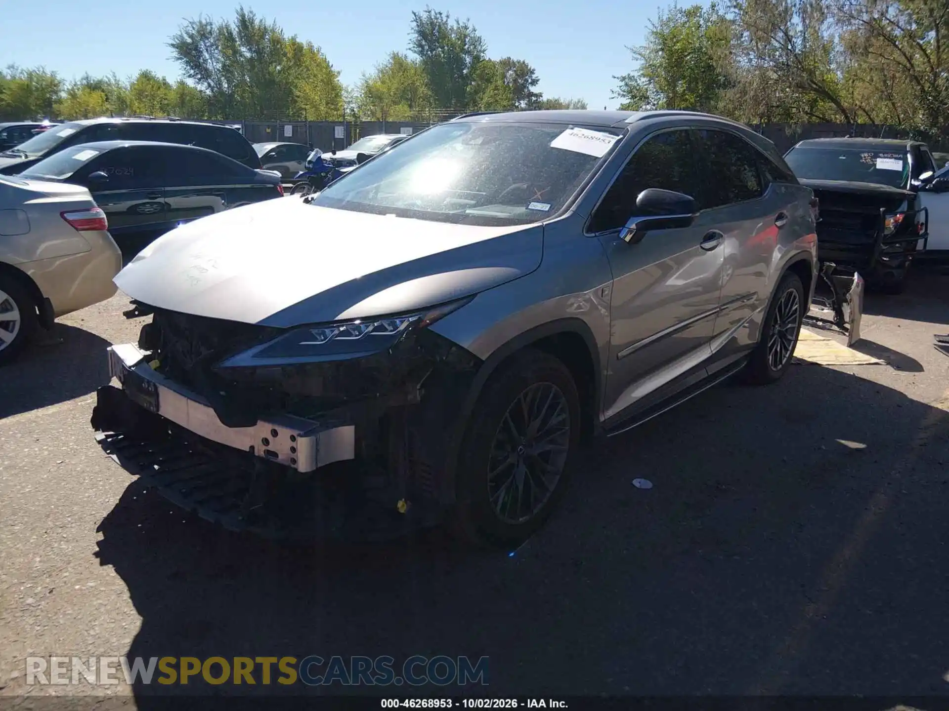 2 Photograph of a damaged car 2T2YZMDA4MC284498 LEXUS RX 350 2021