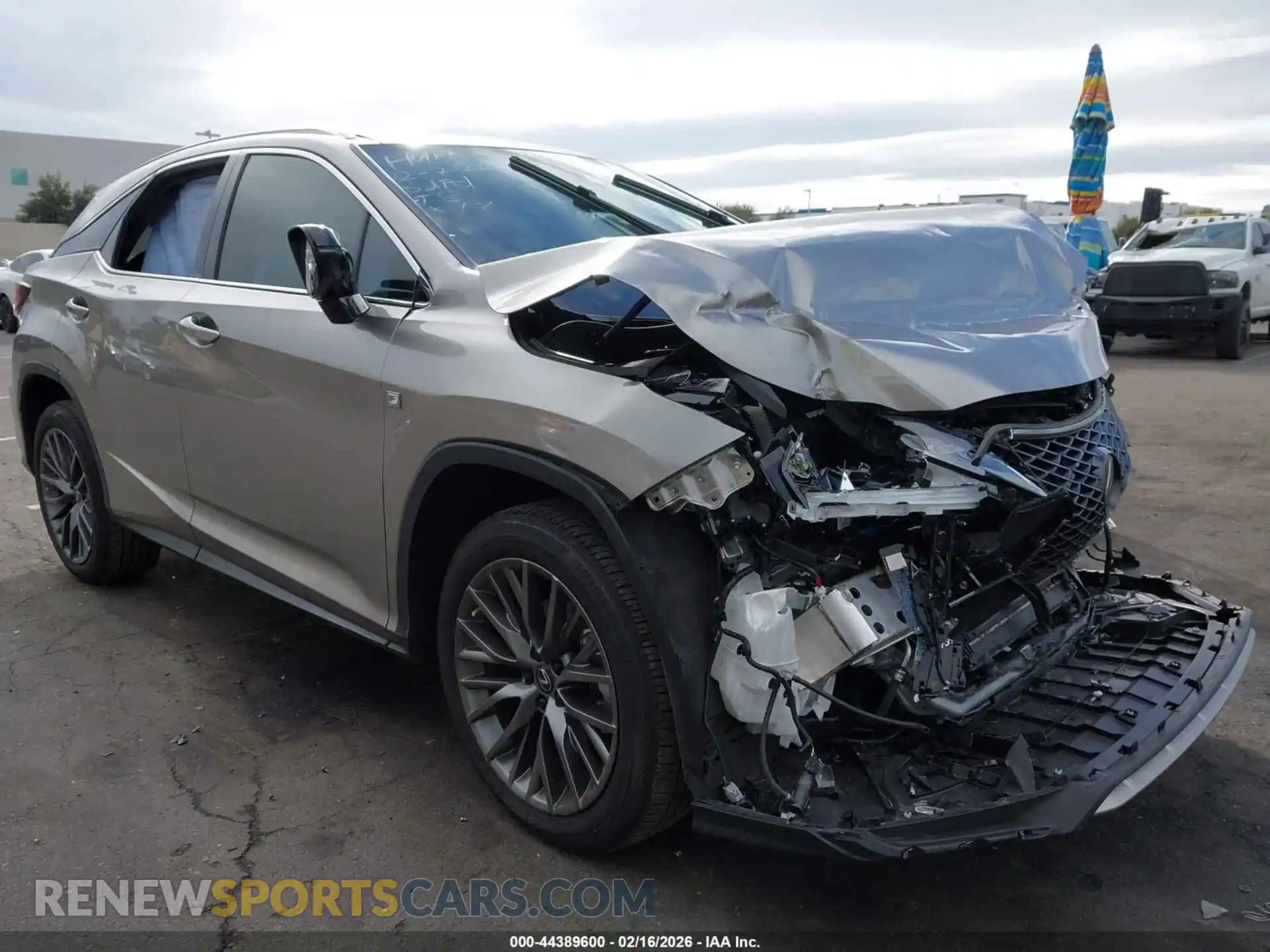1 Photograph of a damaged car 2T2YZMDA7MC299206 LEXUS RX 350 2021