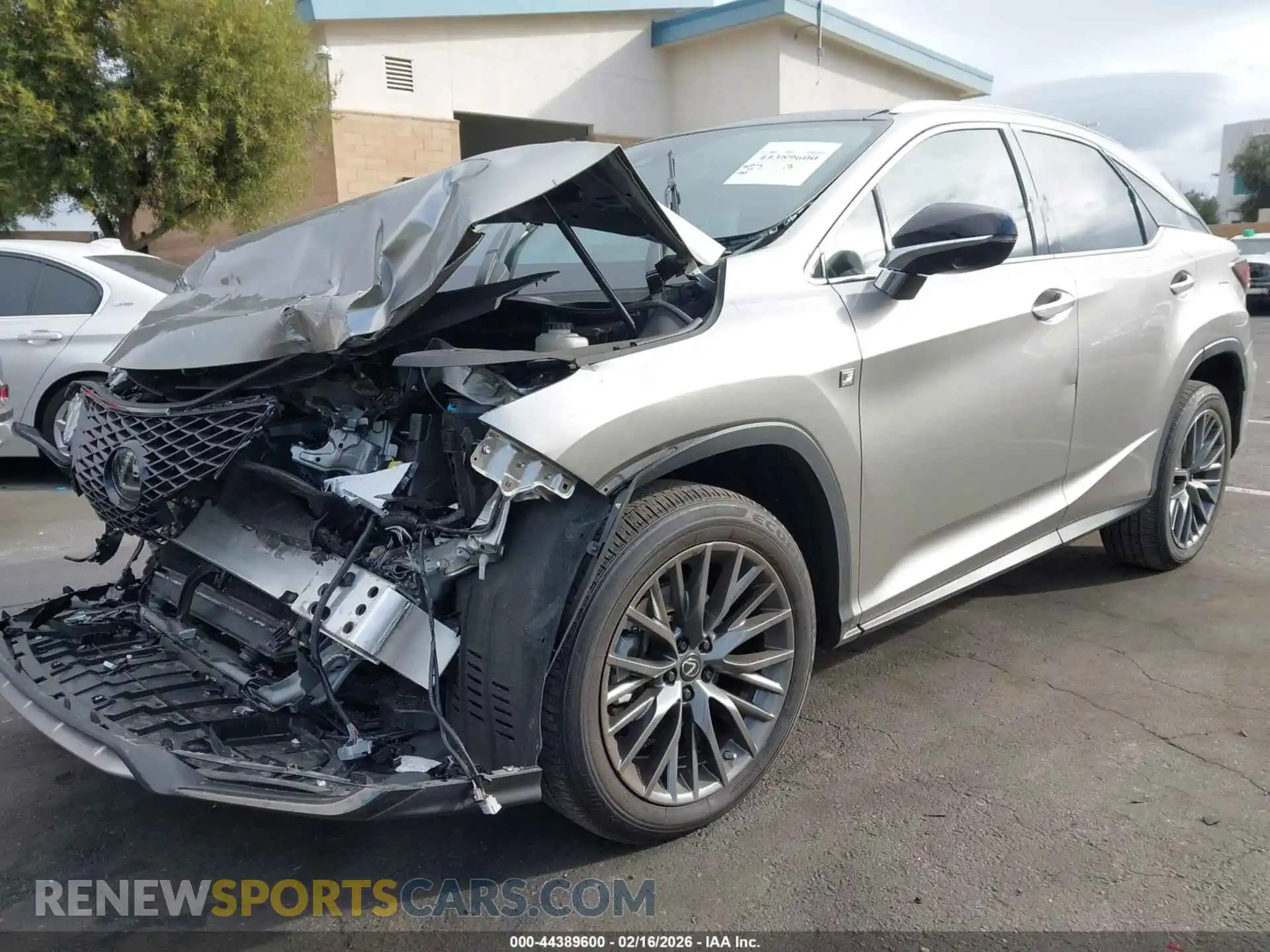 2 Photograph of a damaged car 2T2YZMDA7MC299206 LEXUS RX 350 2021