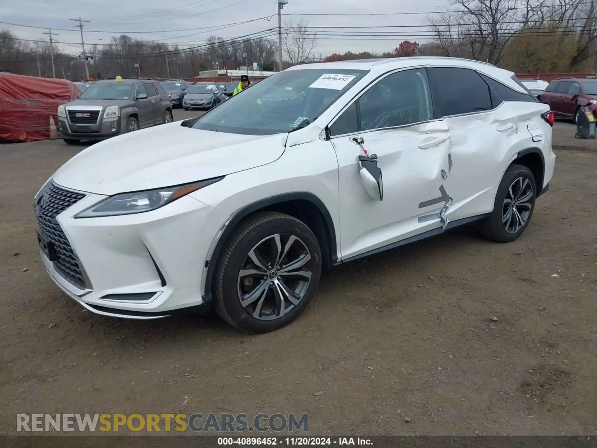 2 fotografías del automóvil dañado JTJHZMDA5M2052749 LEXUS RX 350 2021