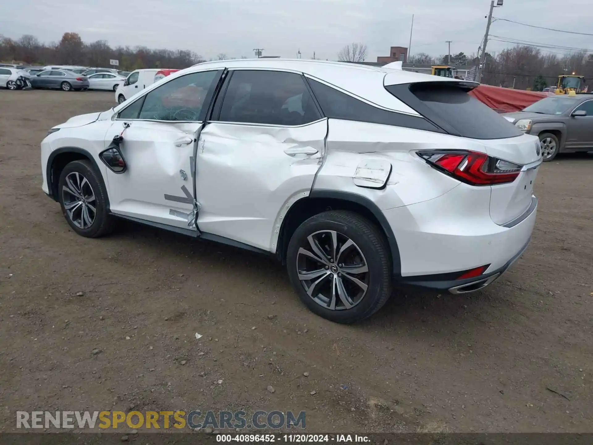 3 fotografías del automóvil dañado JTJHZMDA5M2052749 LEXUS RX 350 2021