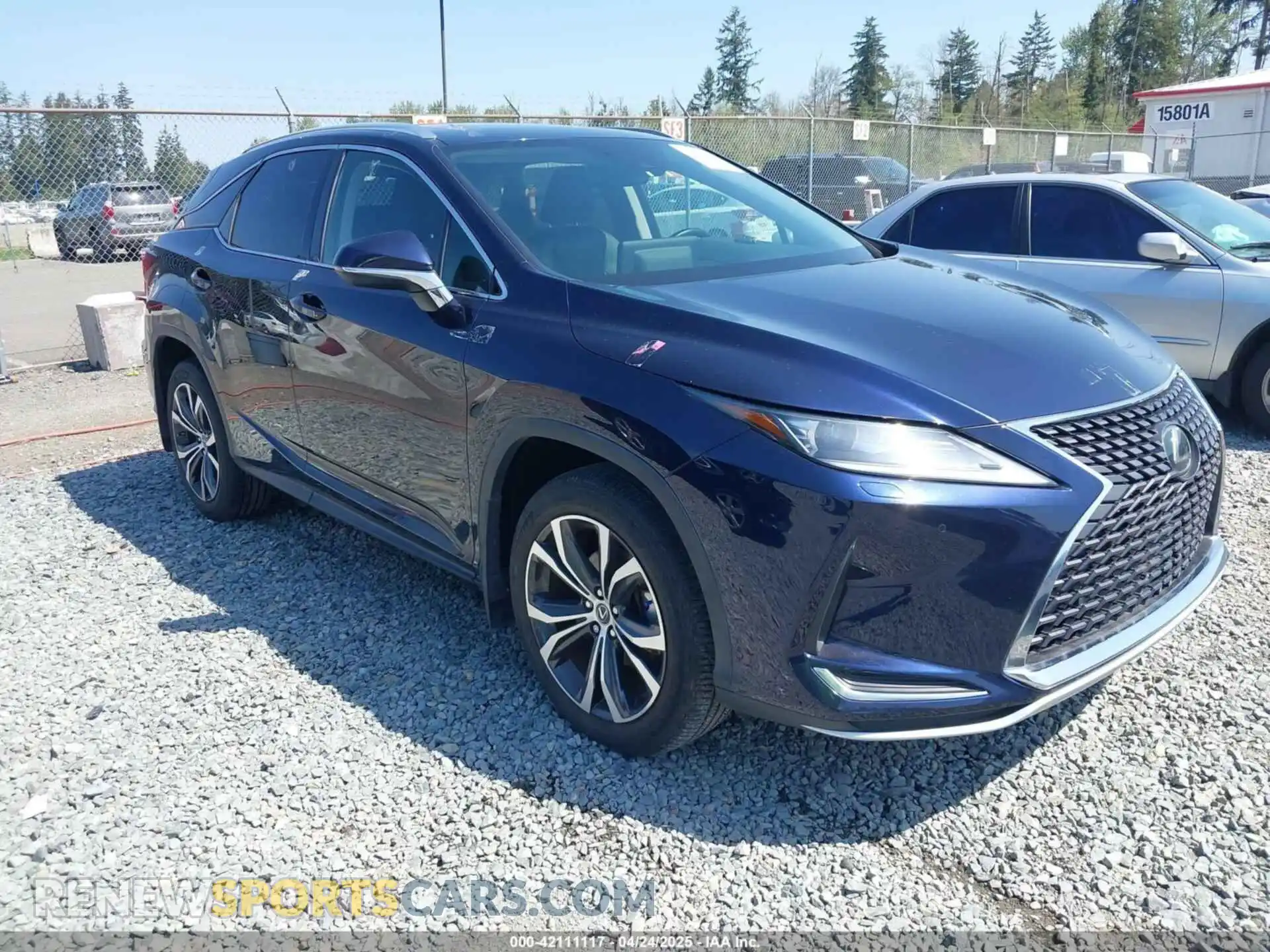 1 Photograph of a damaged car JTJHZMDA6M2053263 LEXUS RX 350 2021