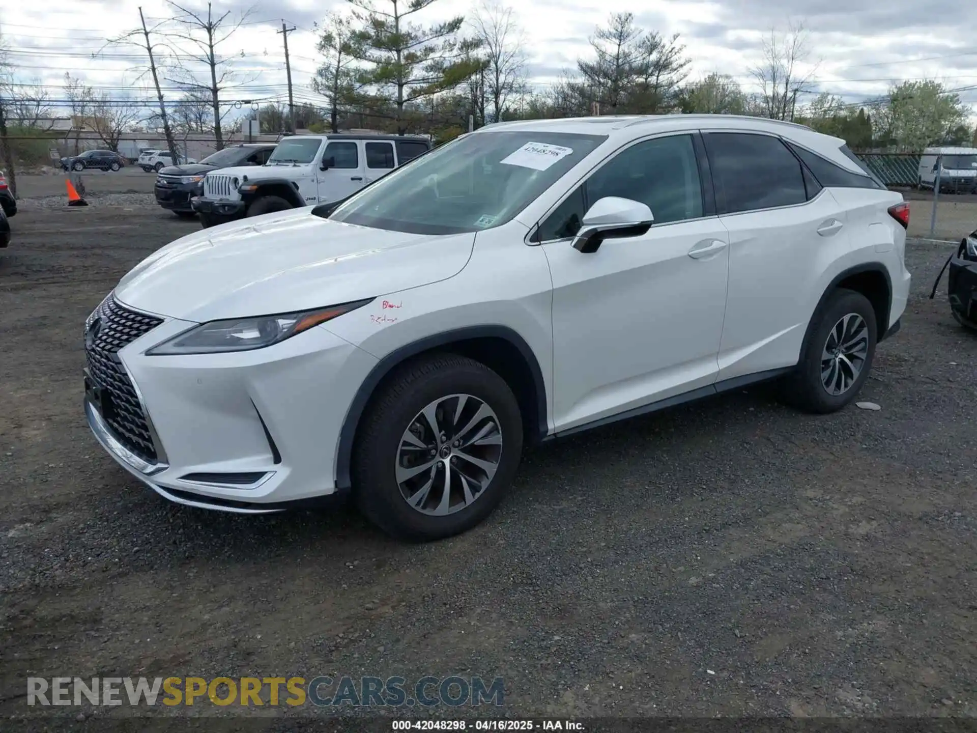 2 Photograph of a damaged car JTJHZMDA7M2051246 LEXUS RX 350 2021