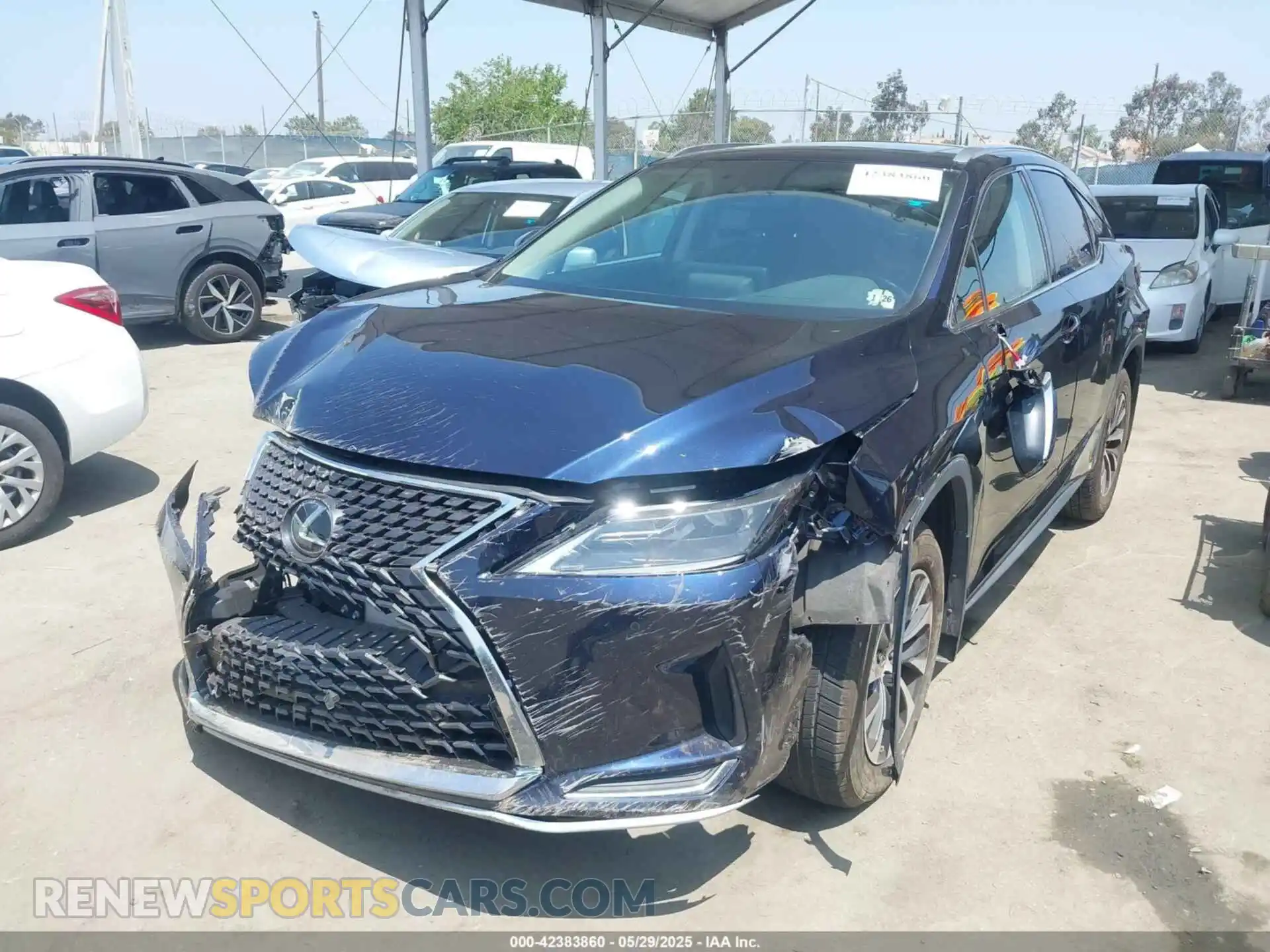 2 Photograph of a damaged car JTJHZMDA9M2053659 LEXUS RX 350 2021
