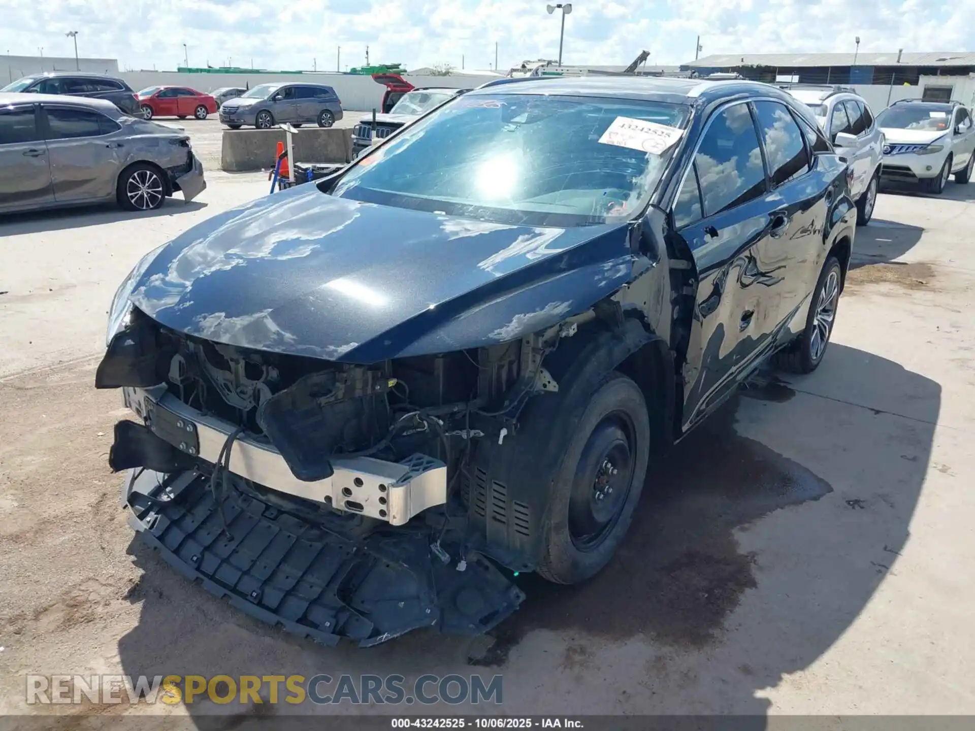 2 Photograph of a damaged car 2T2HZMAA5NC229886 LEXUS RX 350 2022