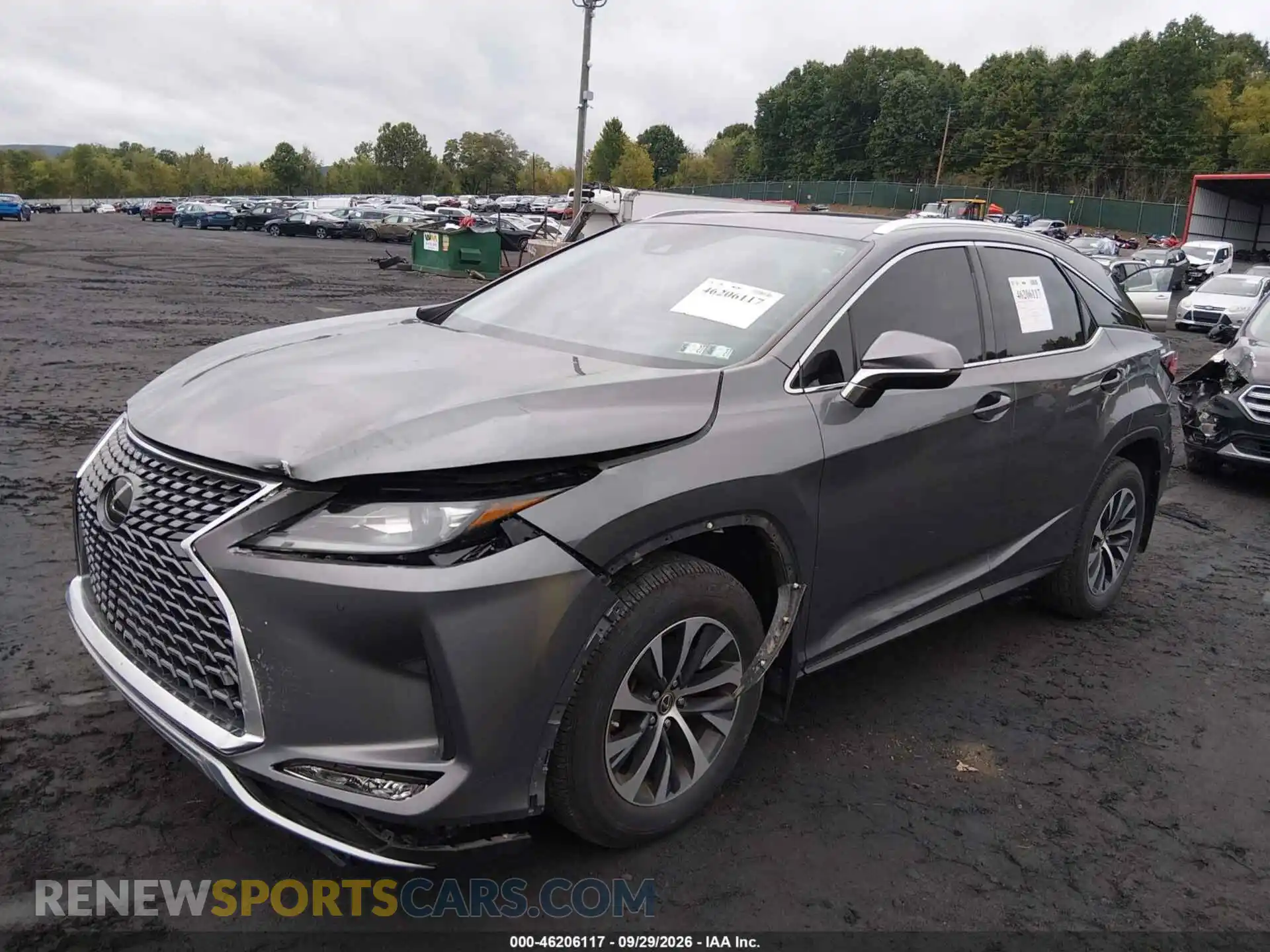 2 fotografías del automóvil dañado 2T2HZMDA2NC315524 LEXUS RX 350 2022