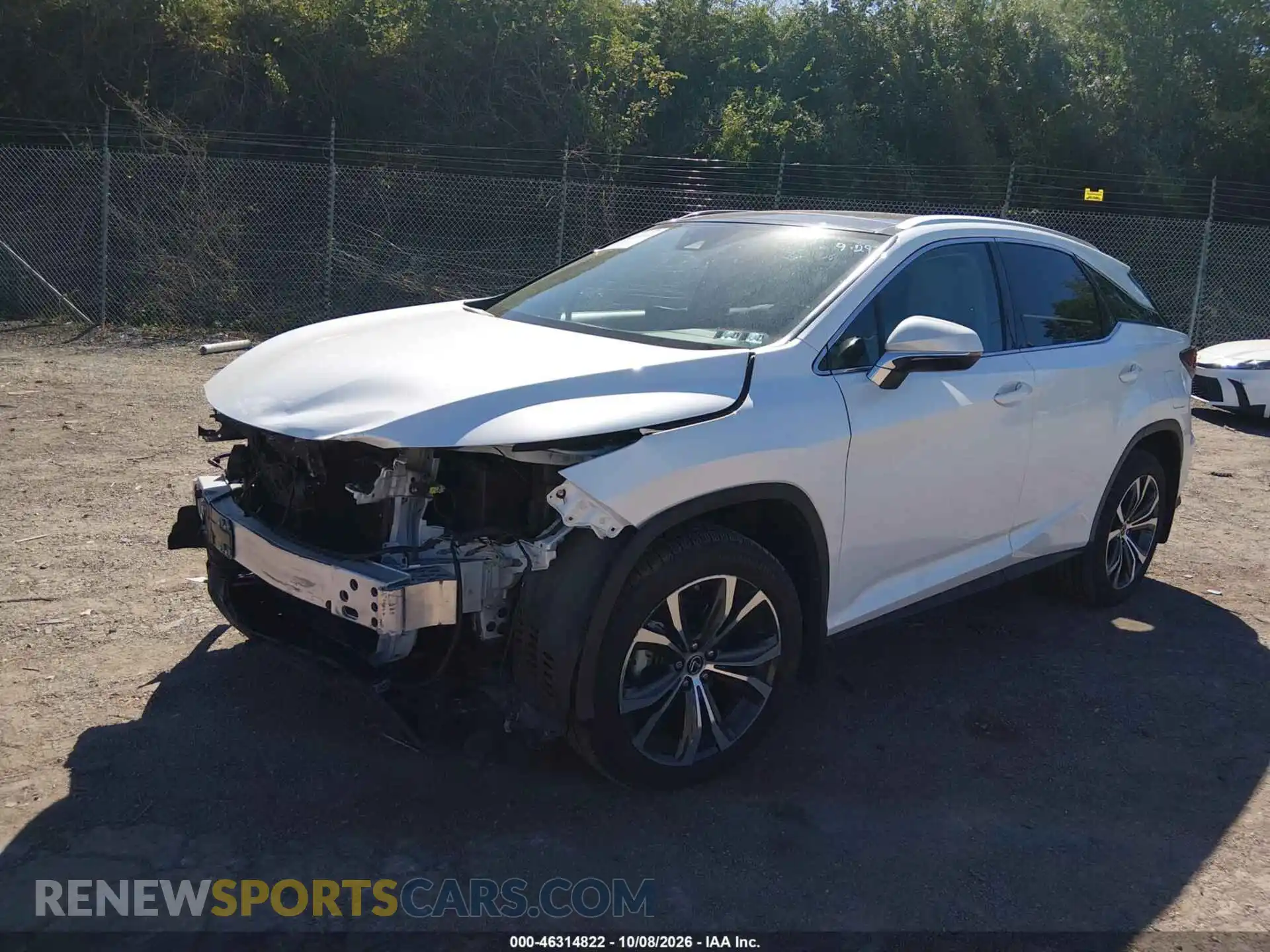 2 Photograph of a damaged car 2T2HZMDA3NC335703 LEXUS RX 350 2022