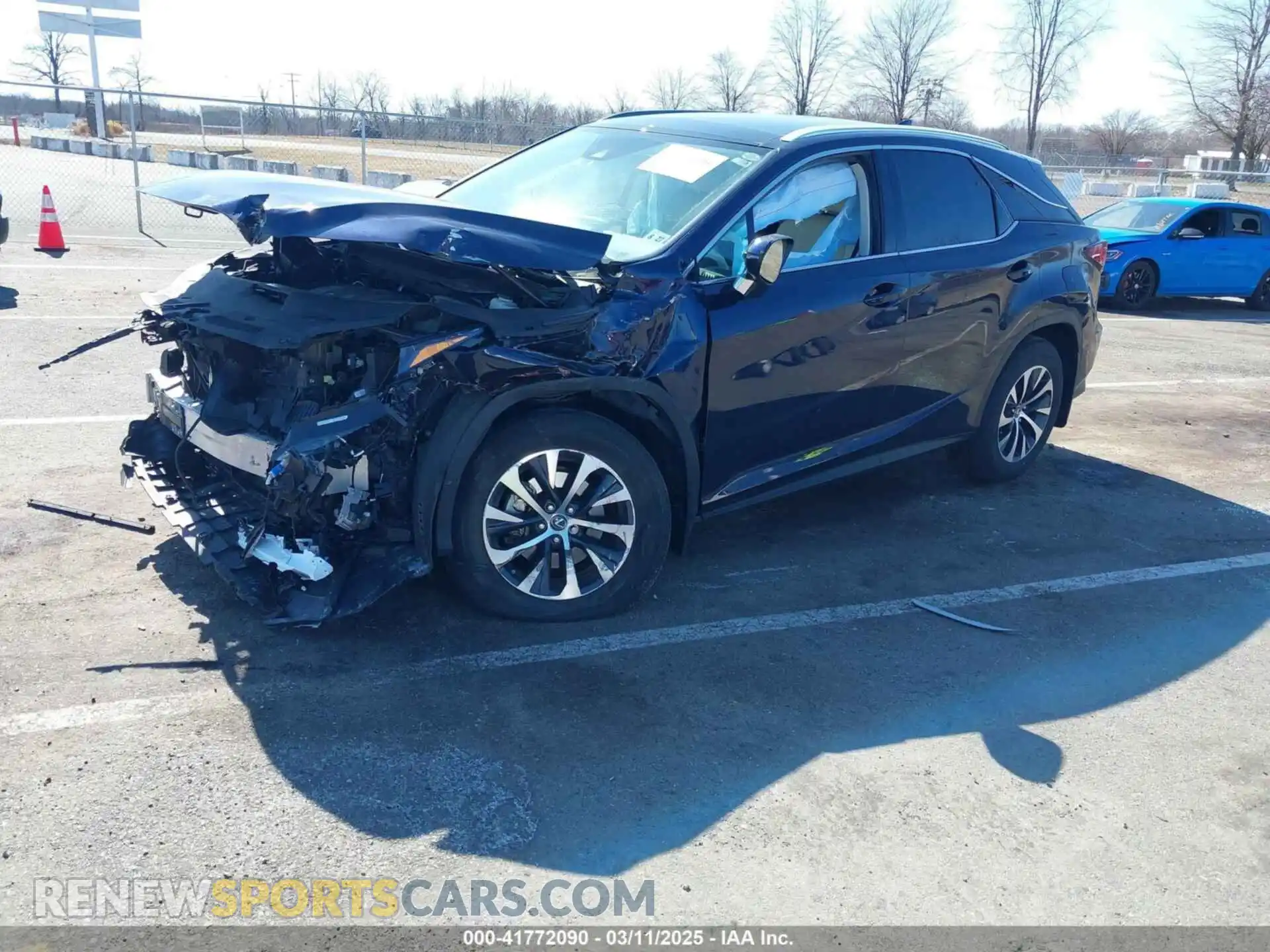 2 Photograph of a damaged car 2T2HZMDA4NC358746 LEXUS RX 350 2022