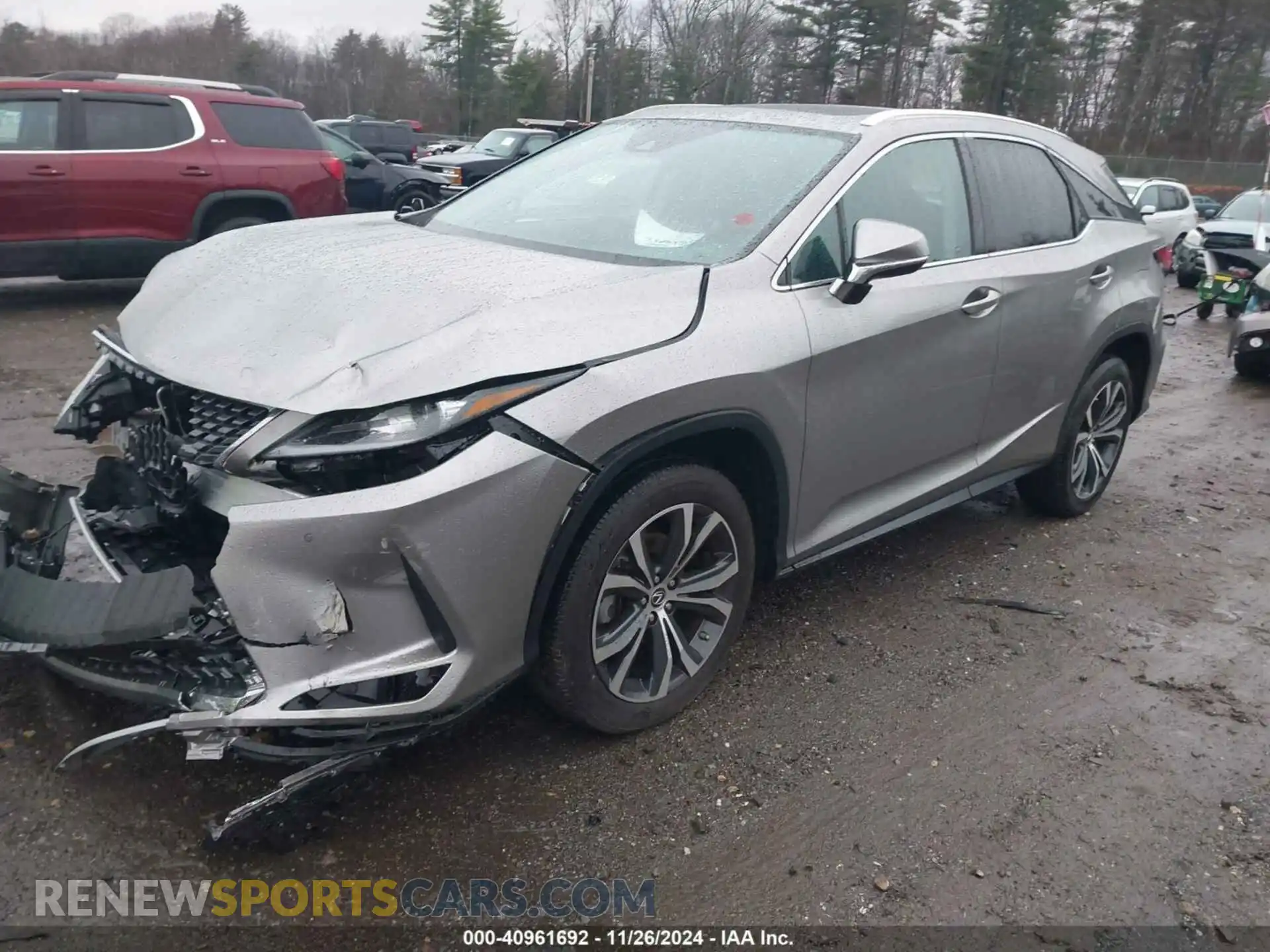 2 fotografías del automóvil dañado 2T2HZMDA8NC361925 LEXUS RX 350 2022