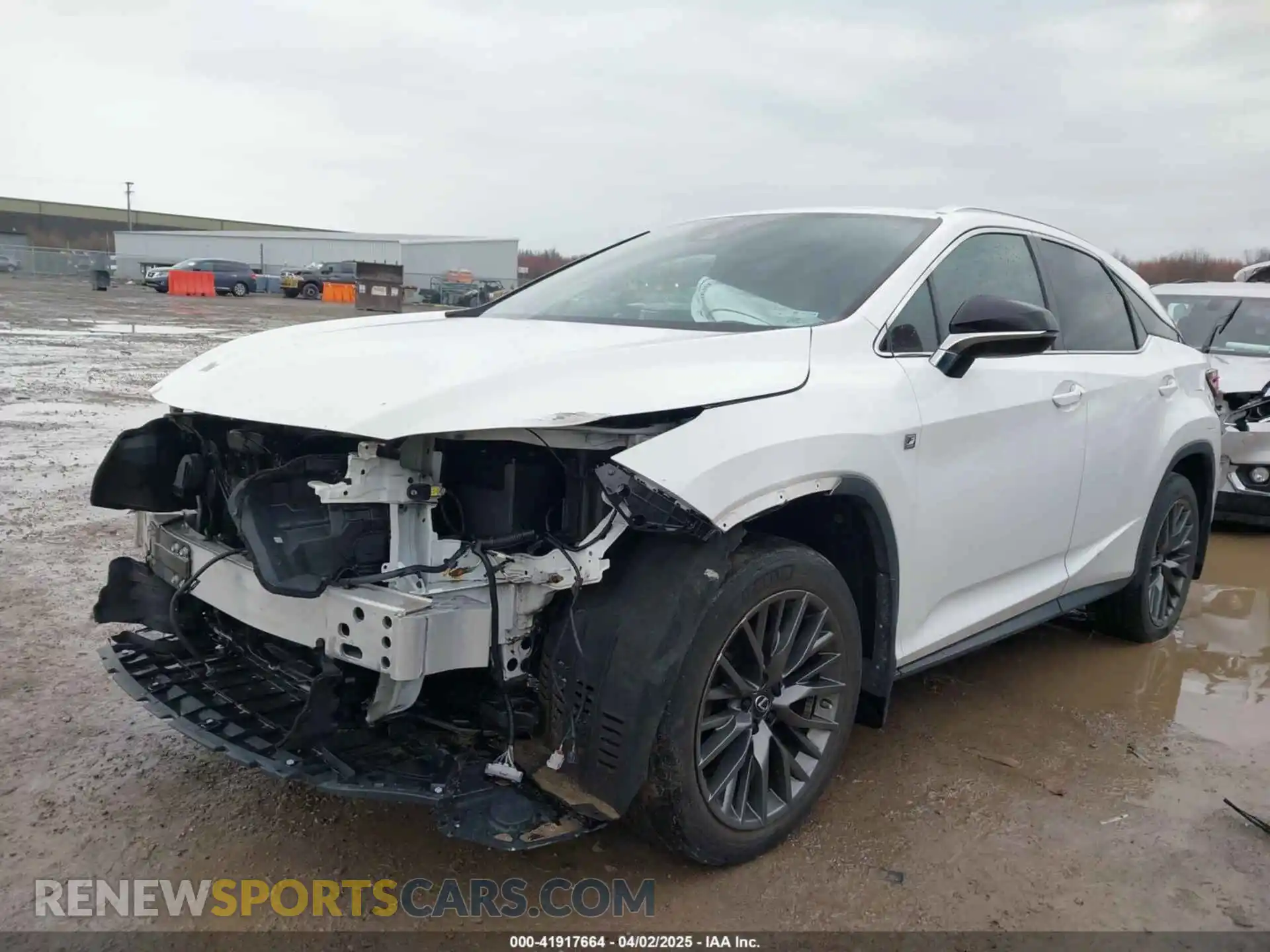 2 Фотография поврежденного автомобиля 2T2SZMDA0NC313356 LEXUS RX 350 2022