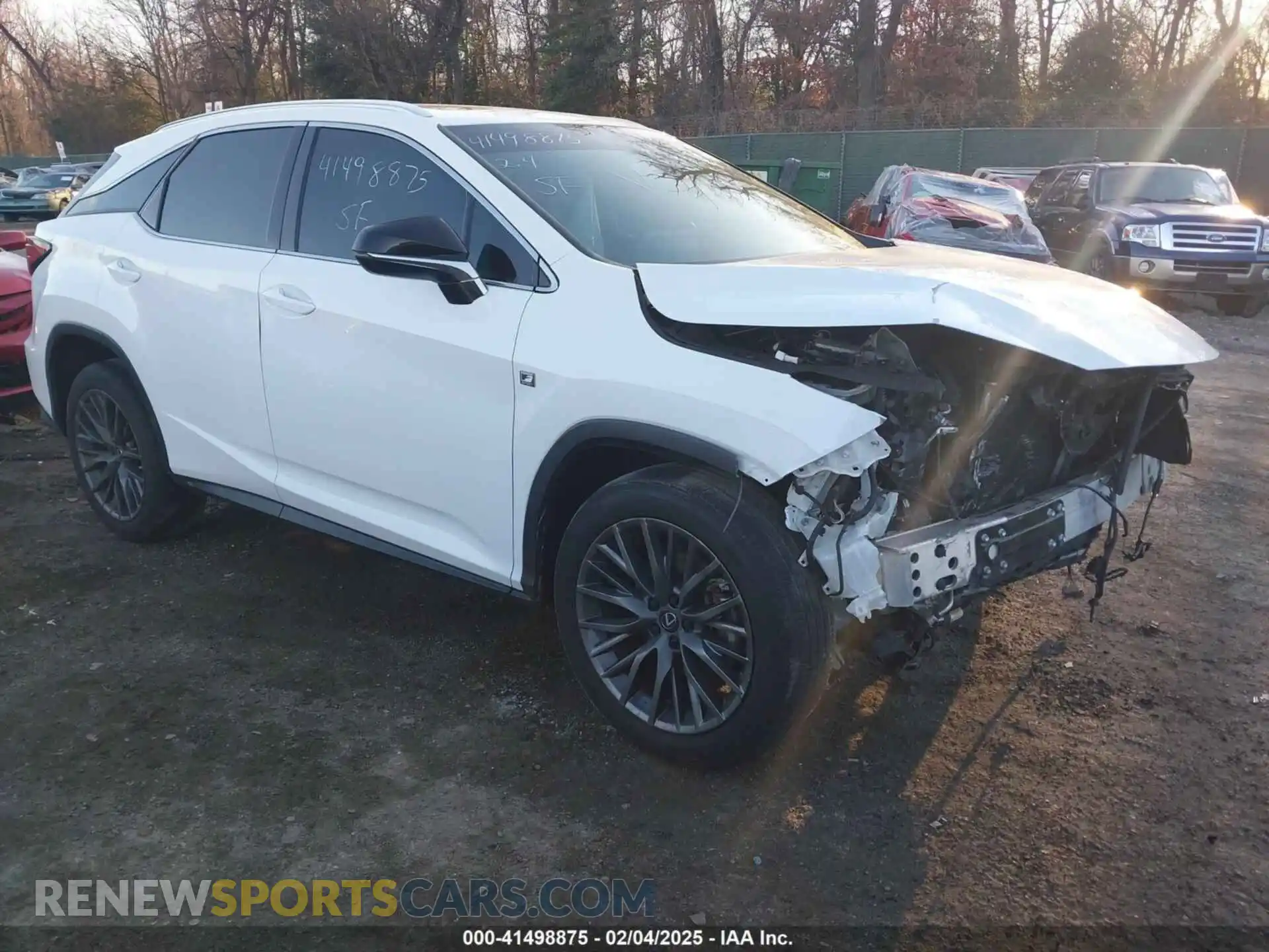 1 Photograph of a damaged car 2T2SZMDA2NC309843 LEXUS RX 350 2022