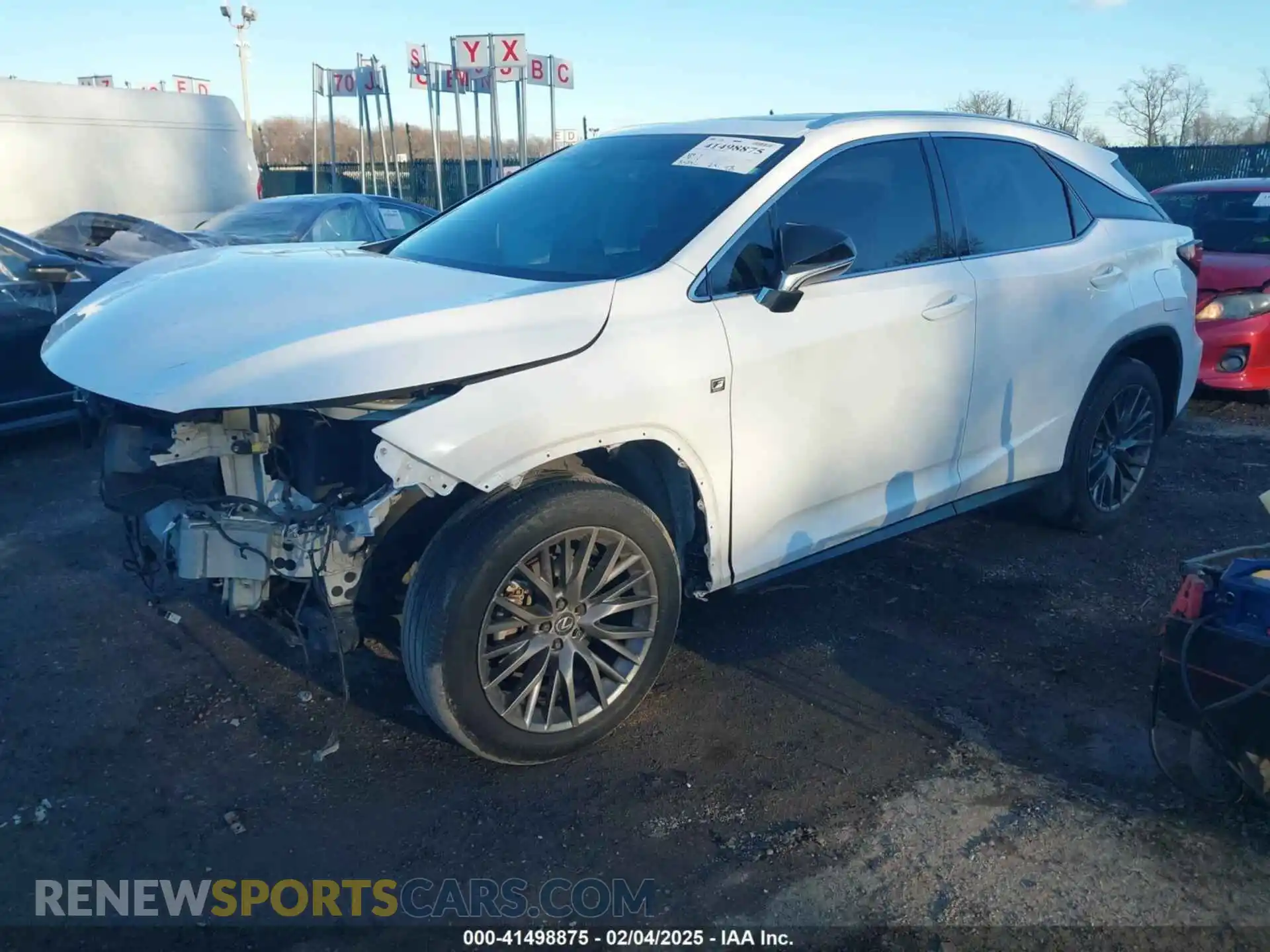 2 Photograph of a damaged car 2T2SZMDA2NC309843 LEXUS RX 350 2022