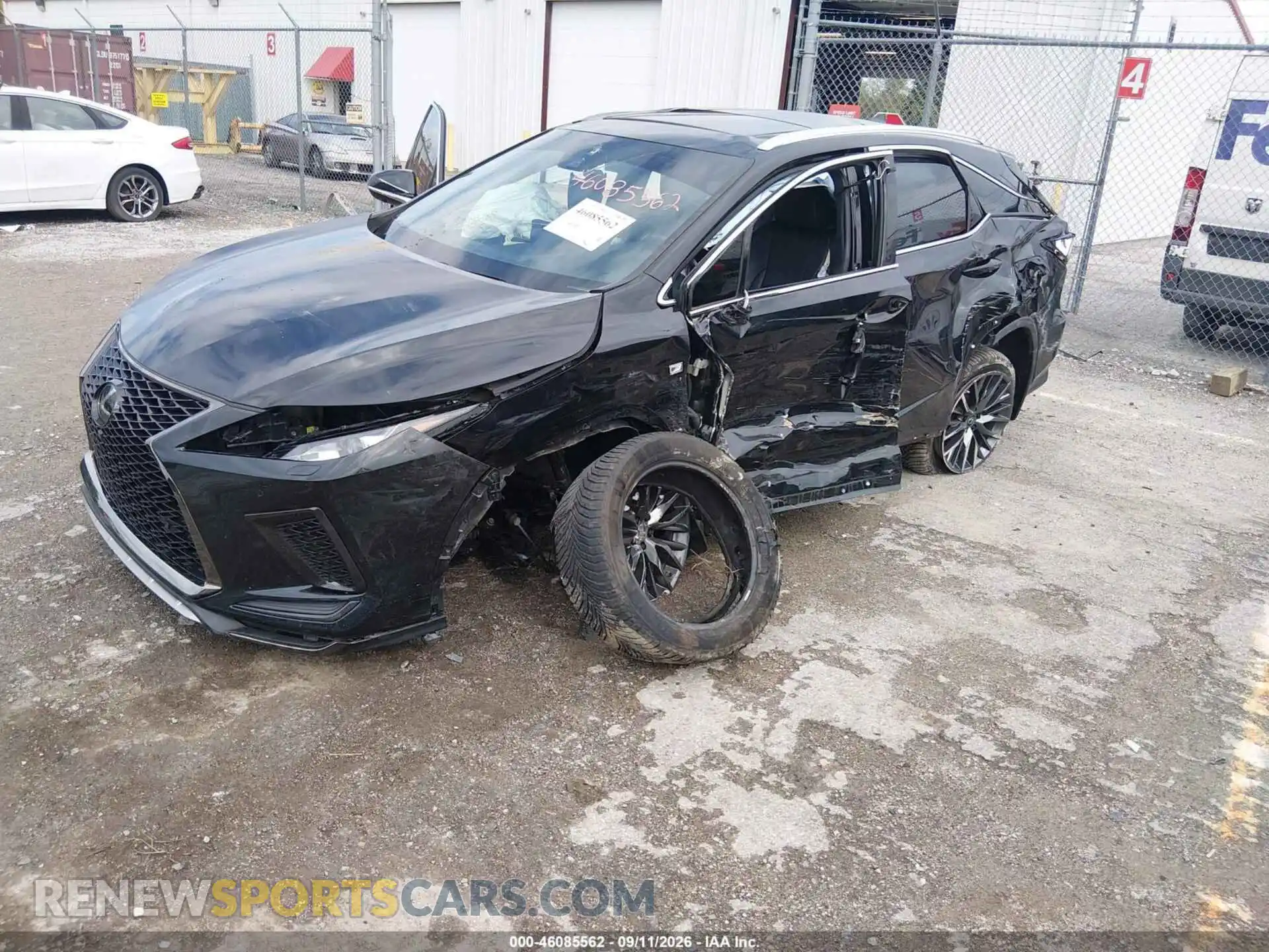 2 Фотография поврежденного автомобиля 2T2SZMDA6NC363646 LEXUS RX 350 2022