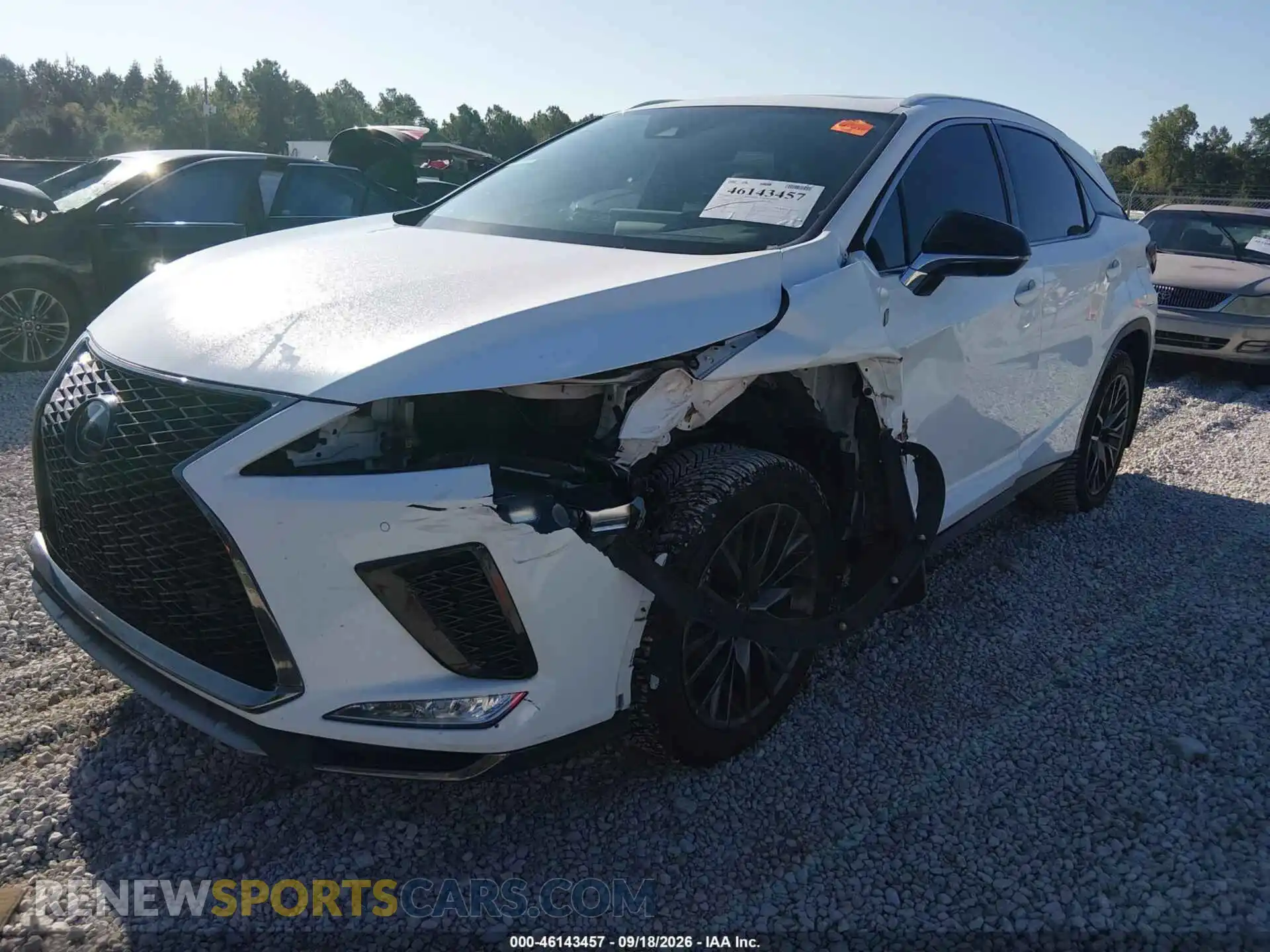 2 Photograph of a damaged car 2T2YZMDA0NC356699 LEXUS RX 350 2022