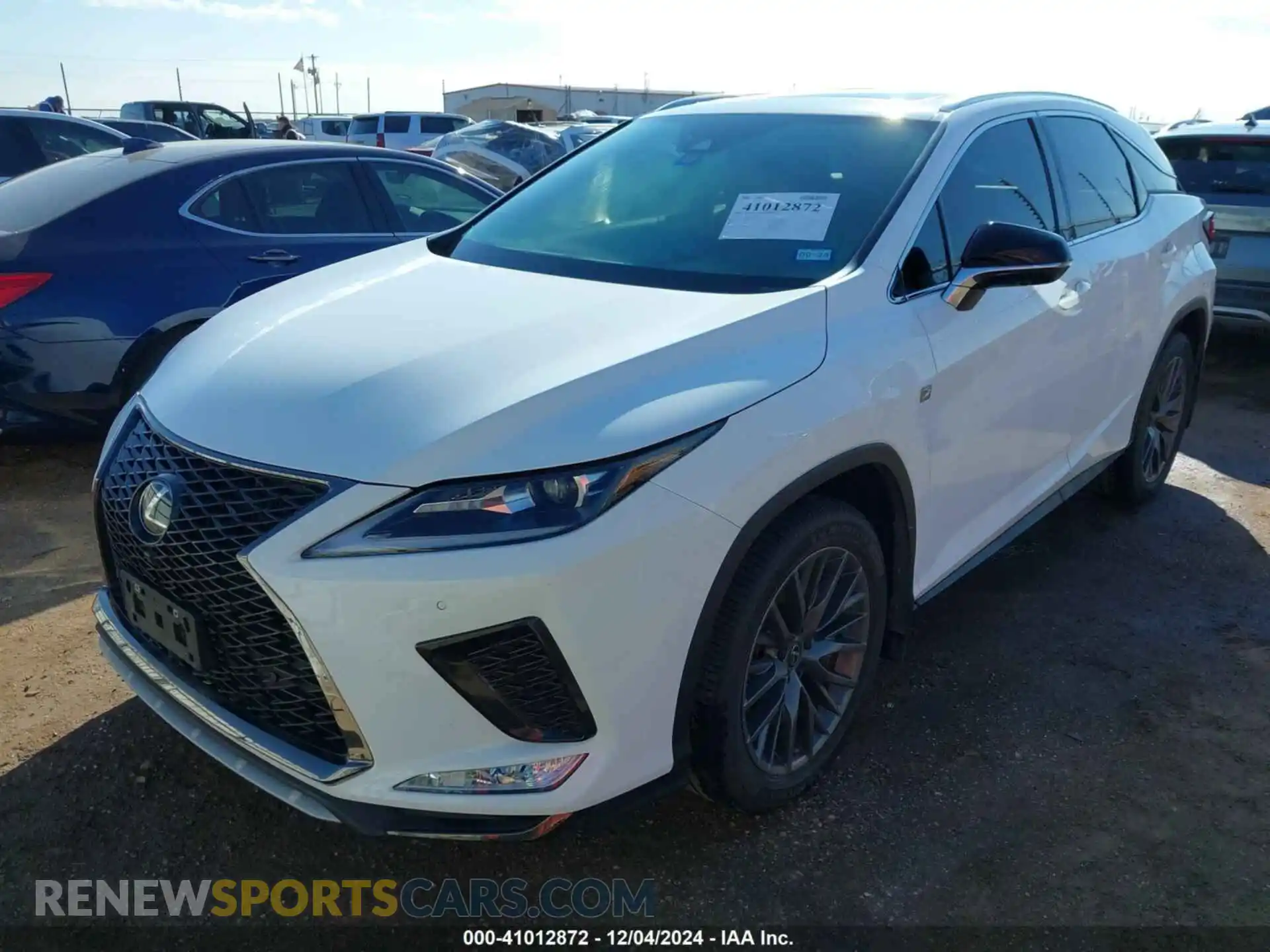 2 Photograph of a damaged car 2T2YZMDA5NC366323 LEXUS RX 350 2022