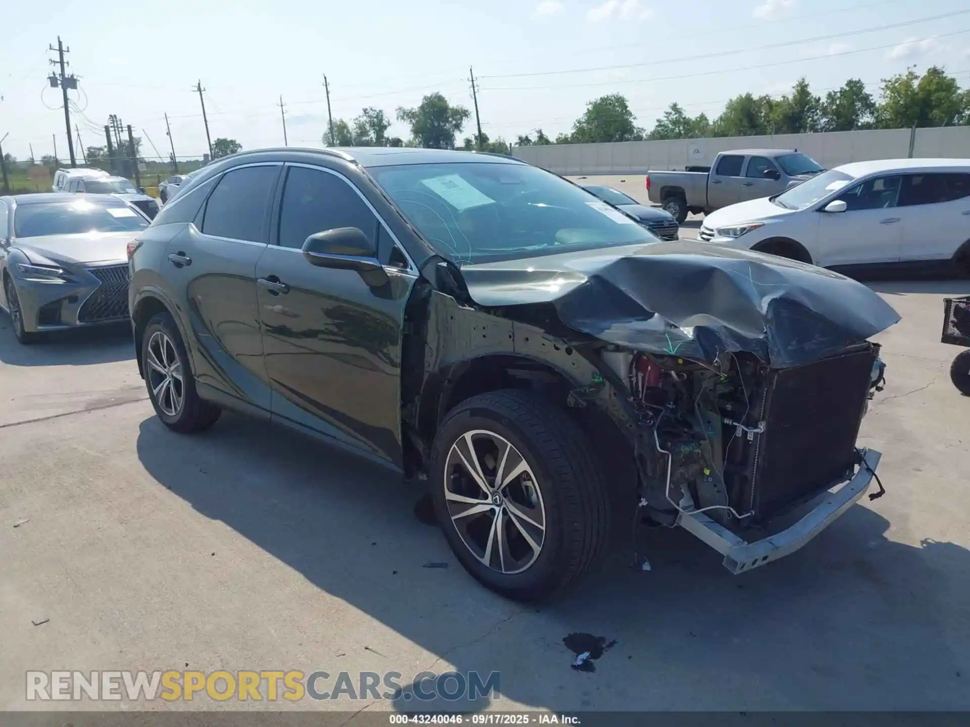 1 Photograph of a damaged car 2T2BAMBA4PC019441 LEXUS RX 350 2023