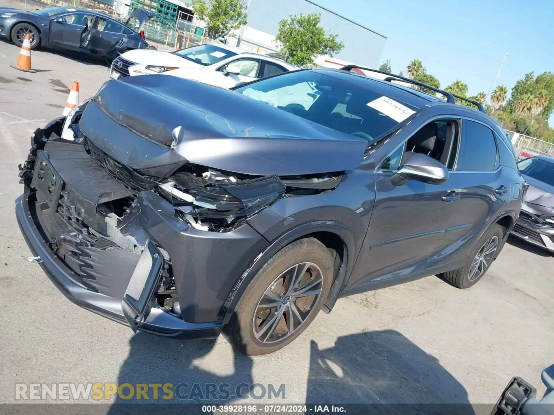 2 Photograph of a damaged car 2T2BAMBA8PC014615 LEXUS RX 350 2023