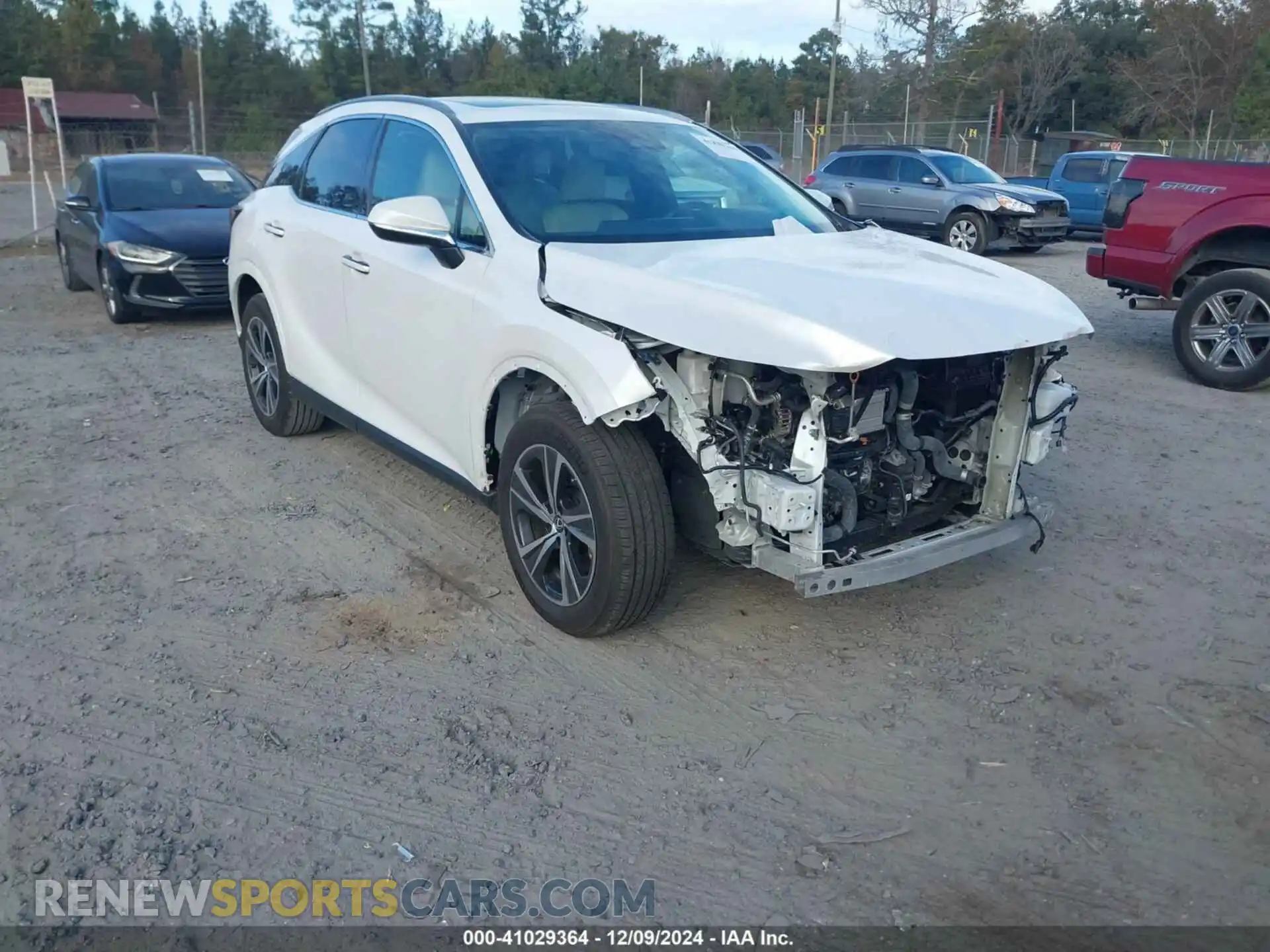 1 Photograph of a damaged car 2T2BAMBA9PC016602 LEXUS RX 350 2023