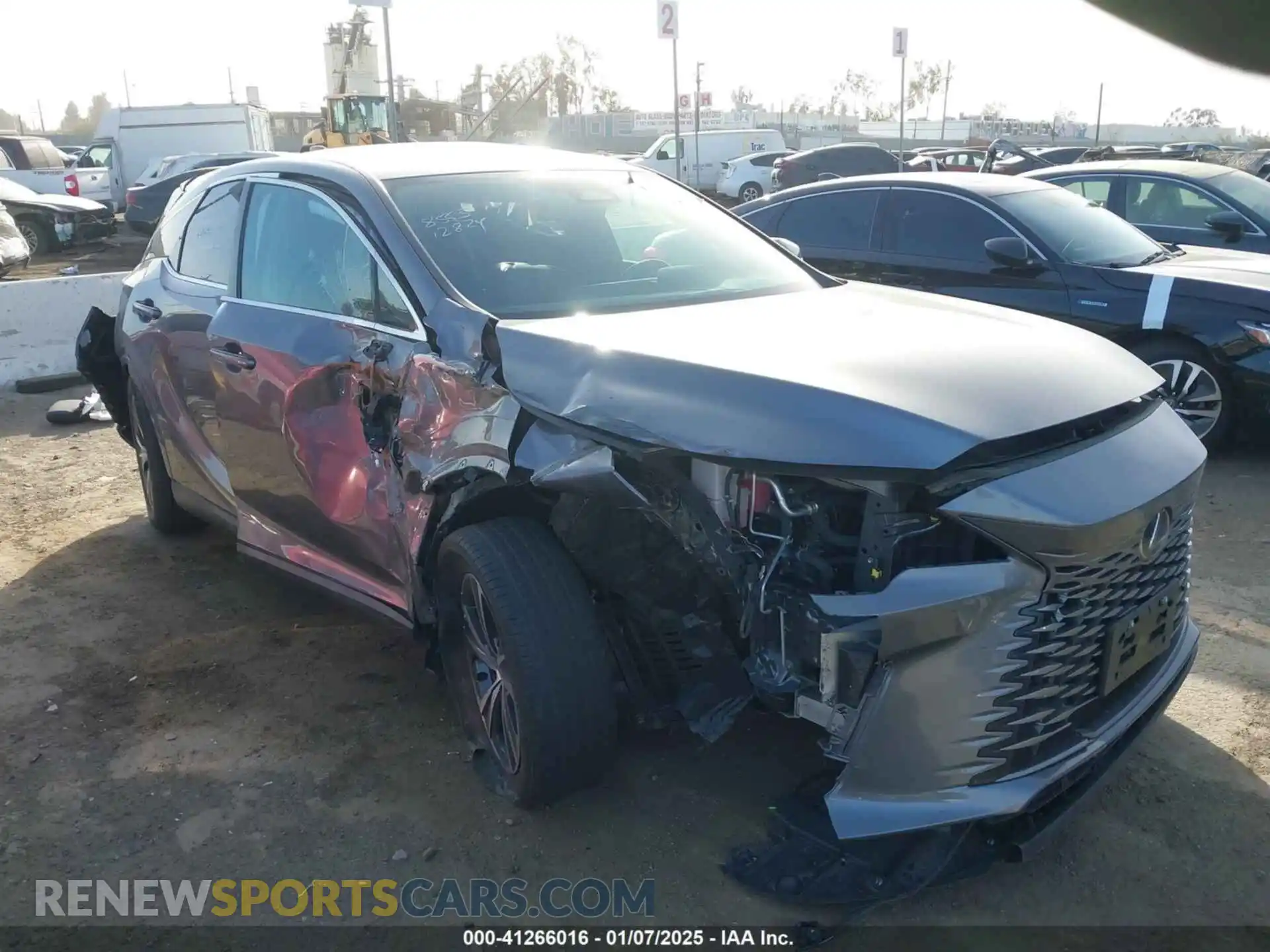 1 Photograph of a damaged car 2T2BAMBAXPC001221 LEXUS RX 350 2023