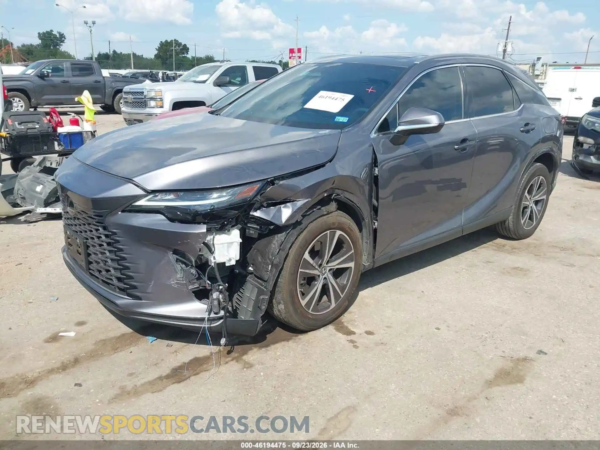2 Photograph of a damaged car 2T2BAMBAXPC012901 LEXUS RX 350 2023