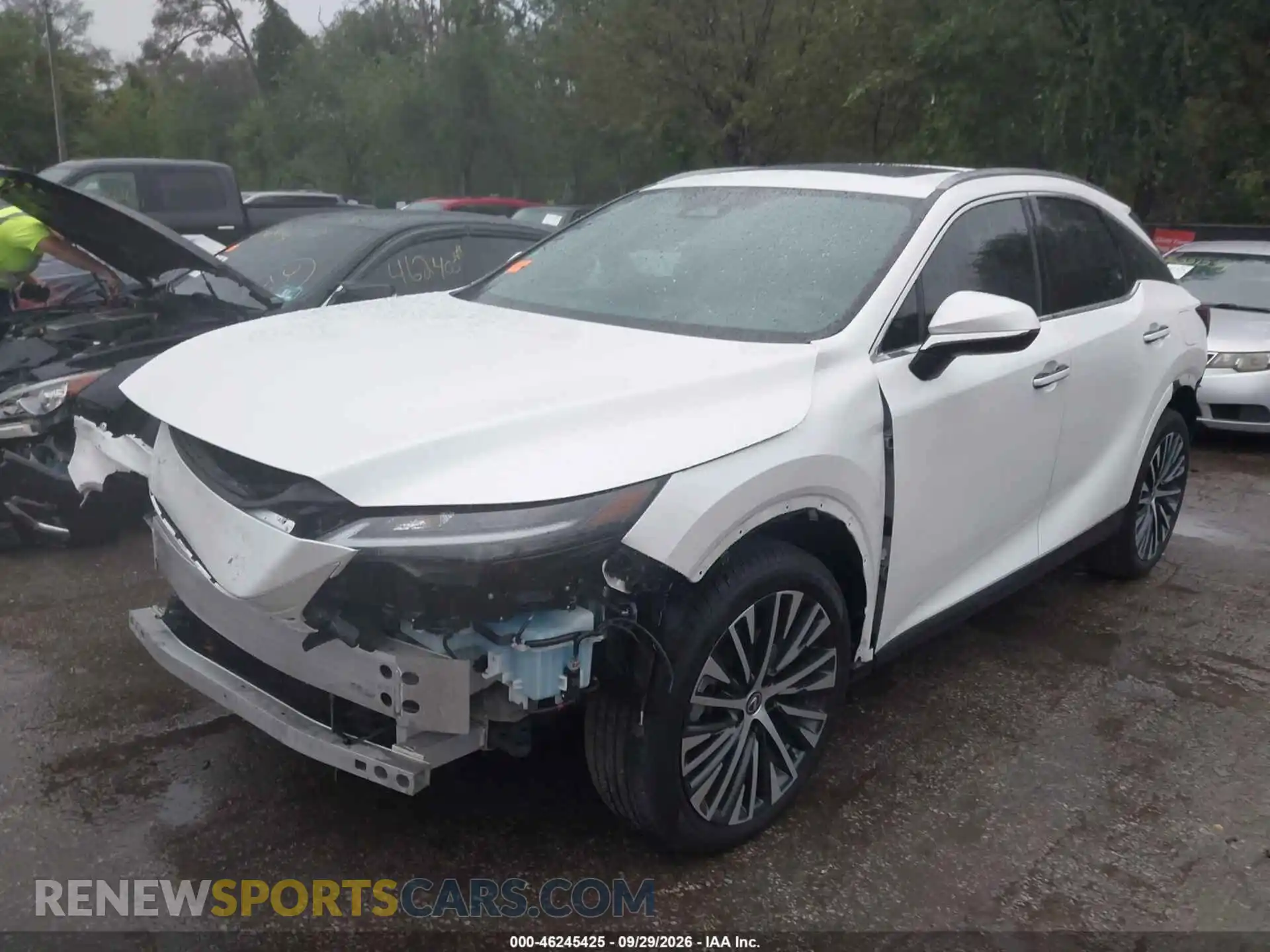 2 fotografías del automóvil dañado 2T2BAMCA2PC013491 LEXUS RX 350 2023