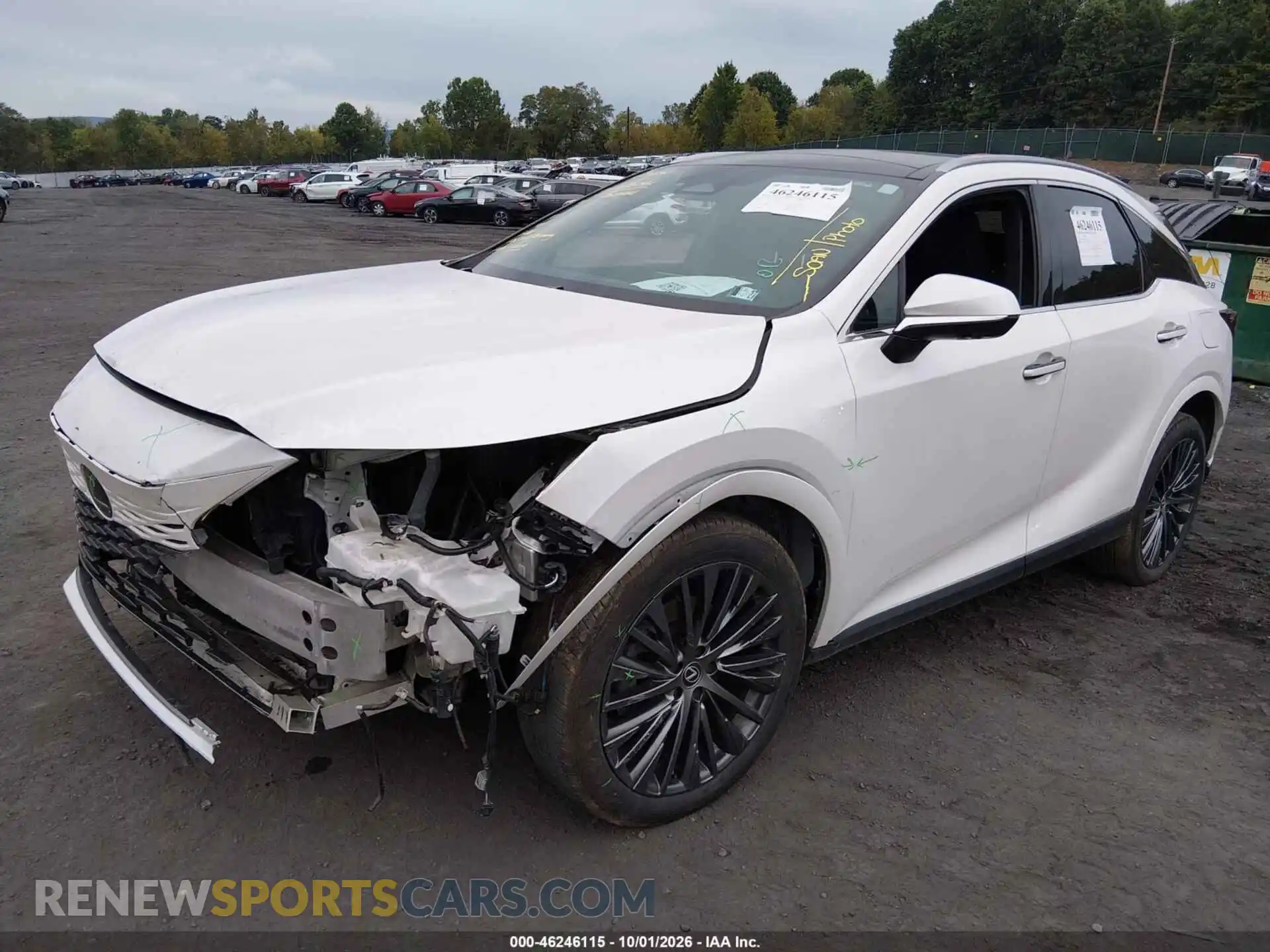 2 Photograph of a damaged car 2T2BAMCA5PC029572 LEXUS RX 350 2023