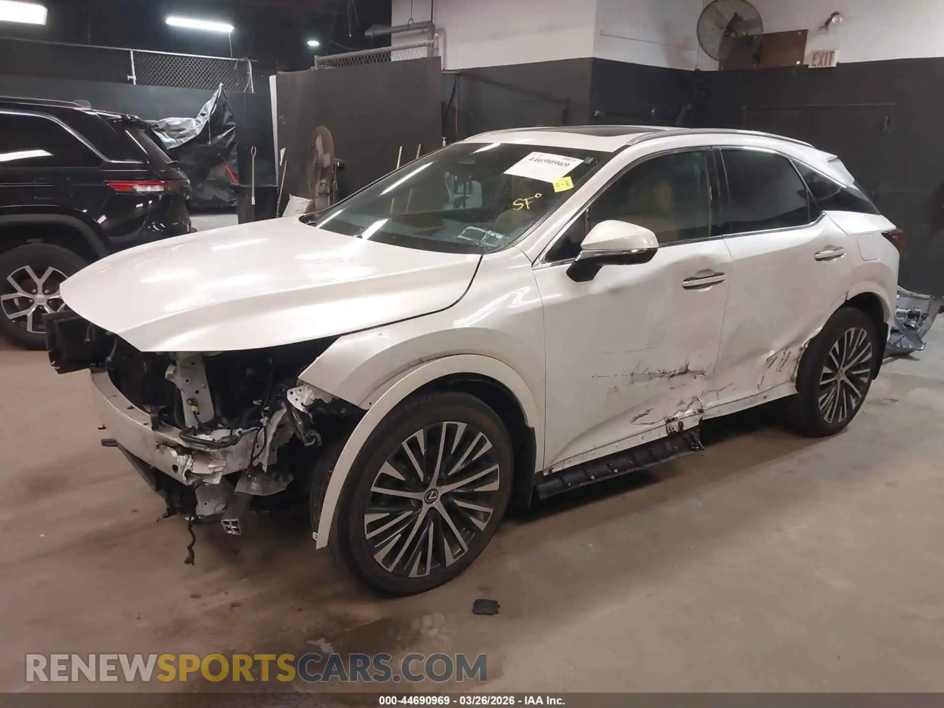 2 Photograph of a damaged car 2T2BAMCA6PC037163 LEXUS RX 350 2023