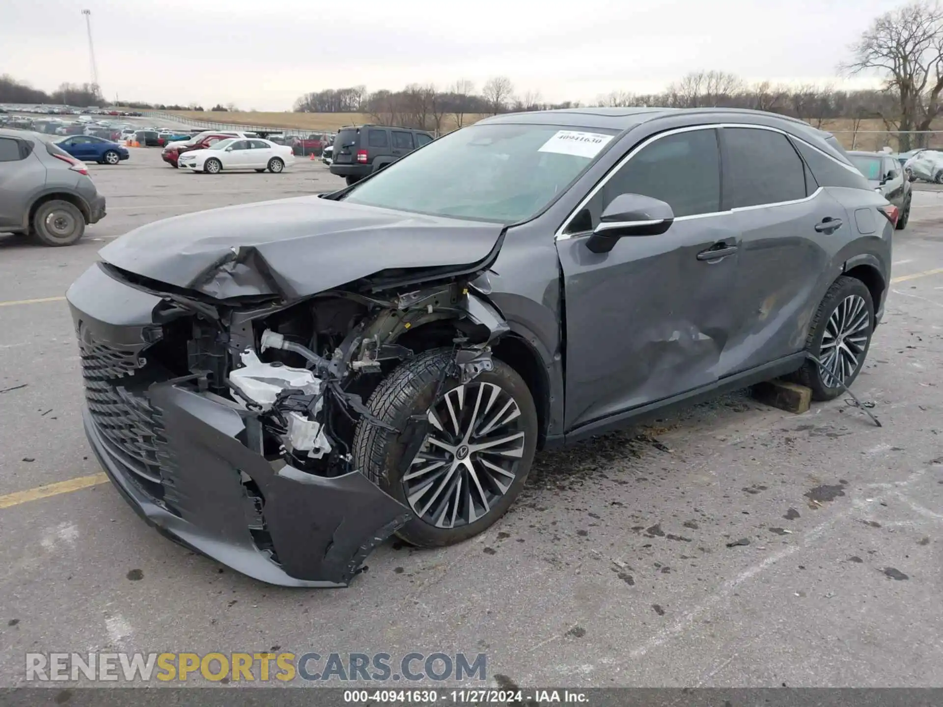2 Photograph of a damaged car 2T2BAMCA8PC019277 LEXUS RX 350 2023