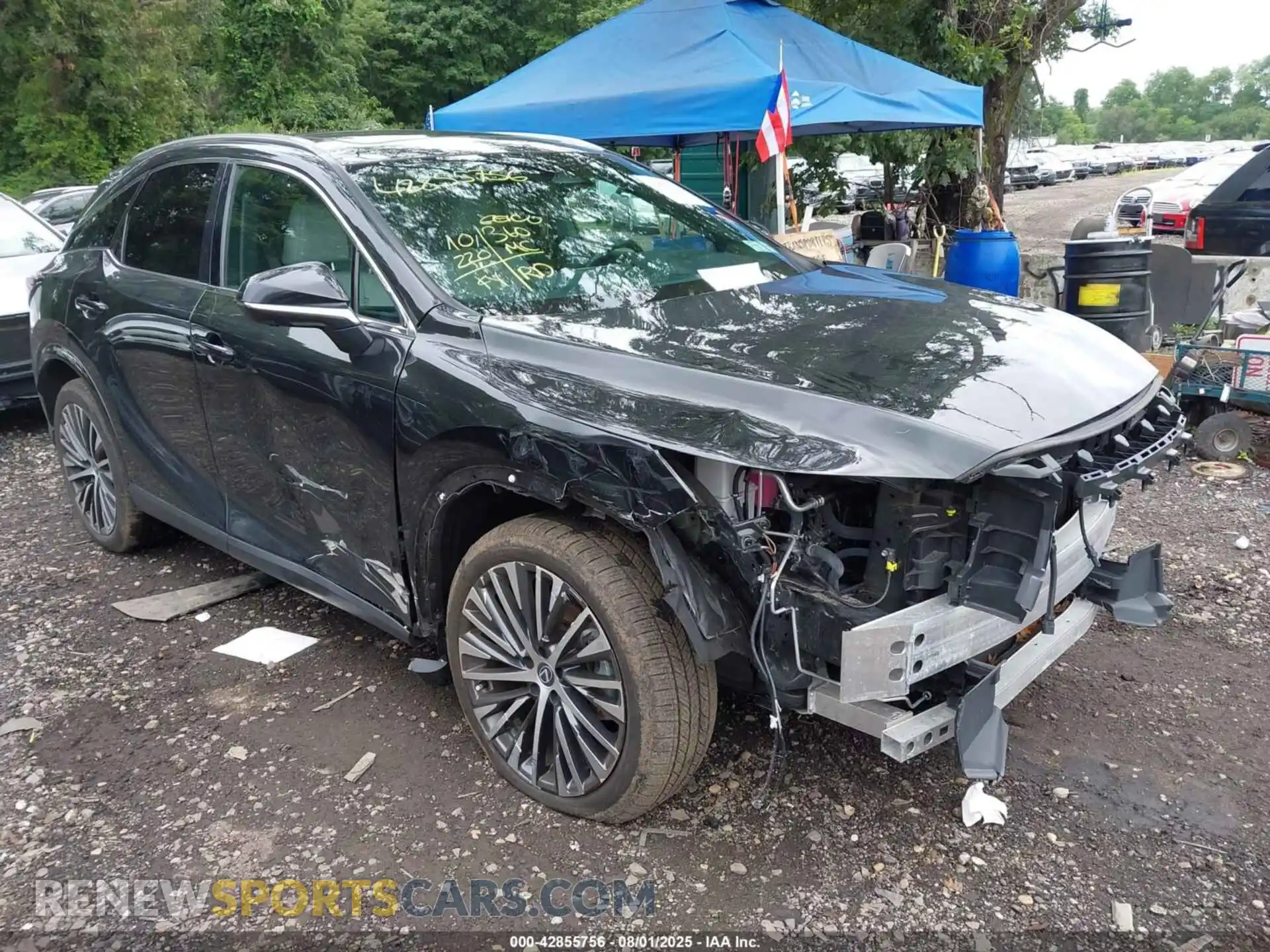 1 Photograph of a damaged car 2T2BAMCA8PC019490 LEXUS RX 350 2023