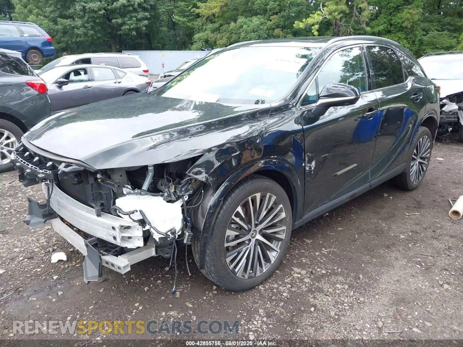 2 Photograph of a damaged car 2T2BAMCA8PC019490 LEXUS RX 350 2023