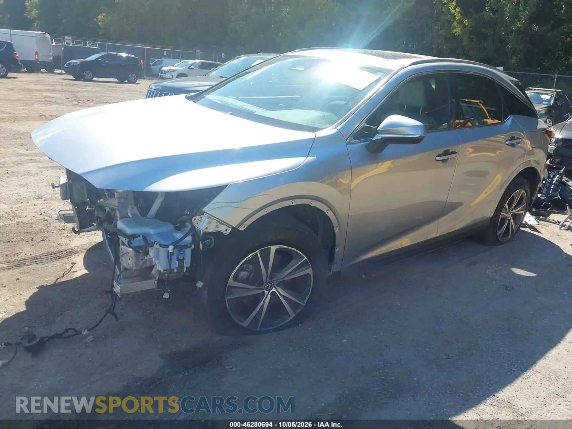 2 Фотография поврежденного автомобиля 2T2BAMCA8PC037942 LEXUS RX 350 2023