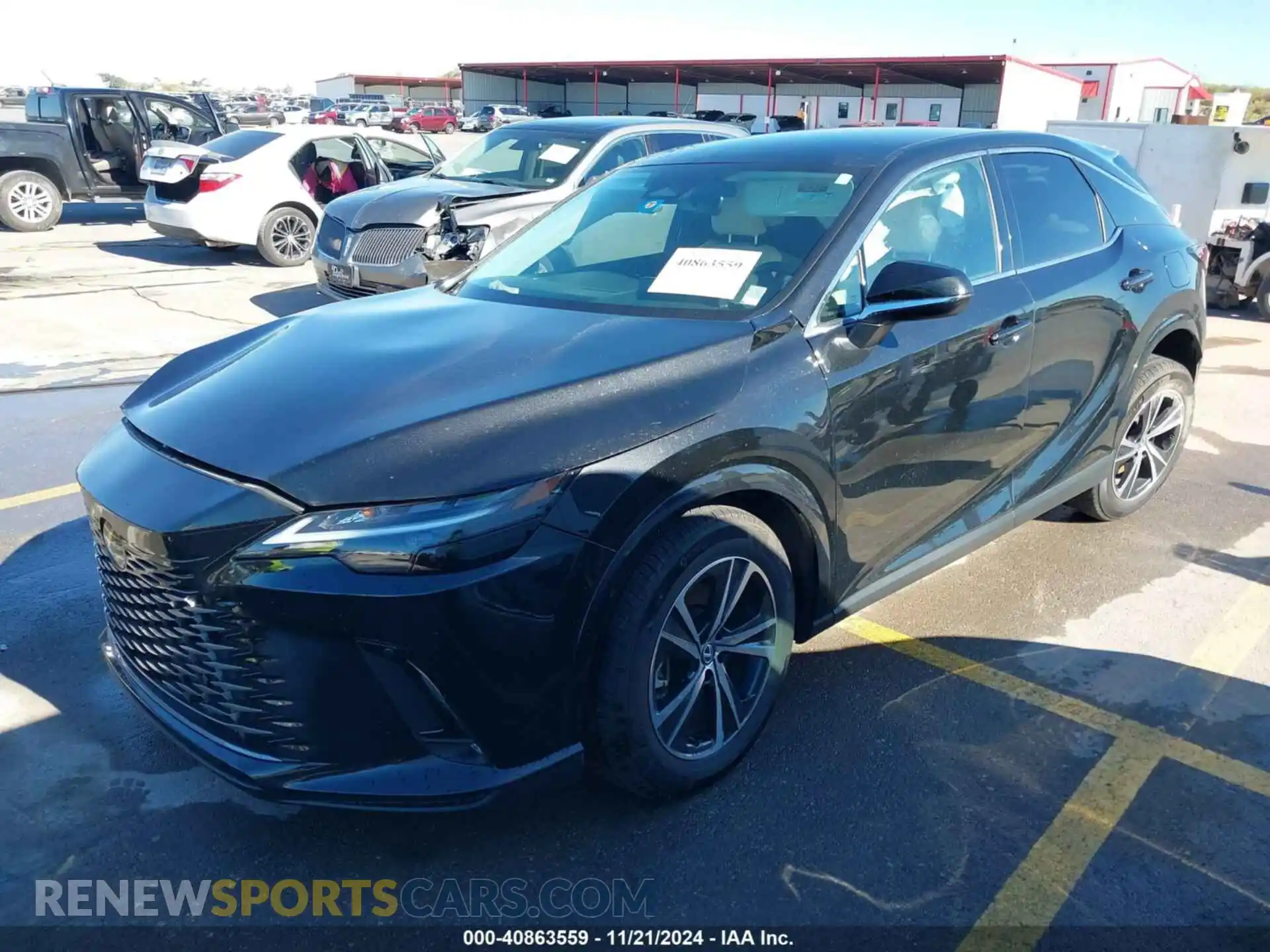 2 fotografías del automóvil dañado 2T2BAMBA1RC023966 LEXUS RX 350 2024