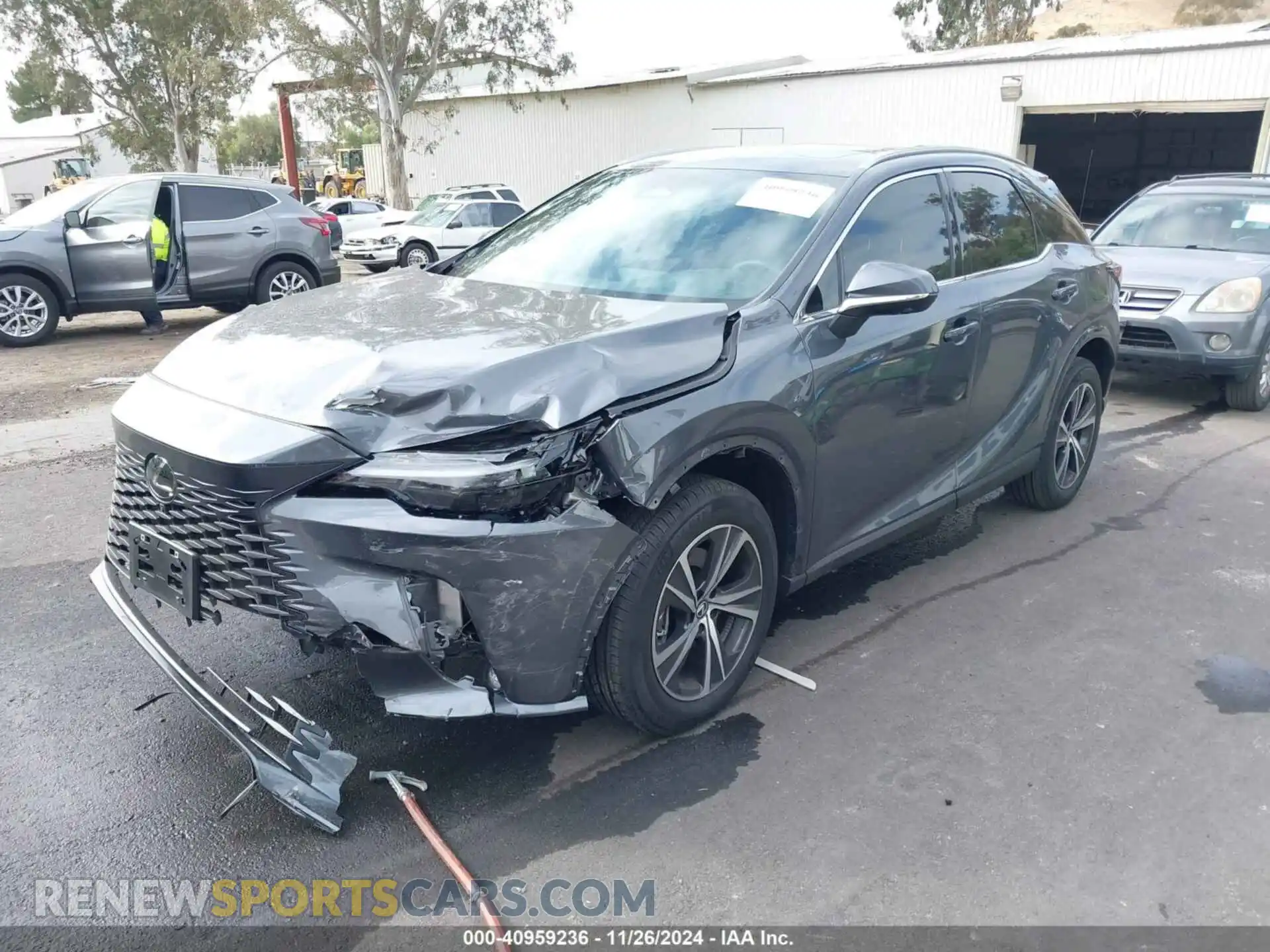 2 Photograph of a damaged car 2T2BAMBA1RC034871 LEXUS RX 350 2024