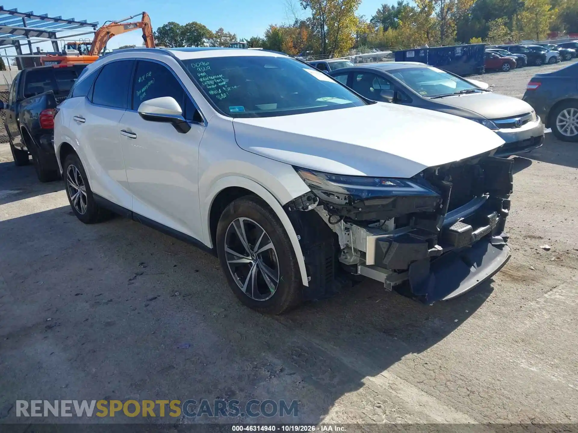 1 Photograph of a damaged car 2T2BAMCAXRC064532 LEXUS RX 350 2024
