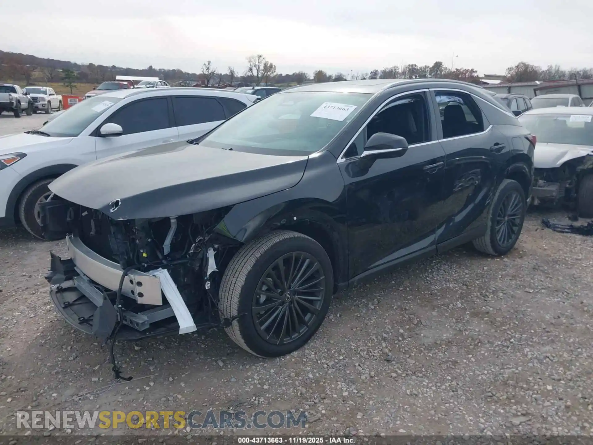2 fotografías del automóvil dañado 2T2BAMBA1SC058934 LEXUS RX 350 2025