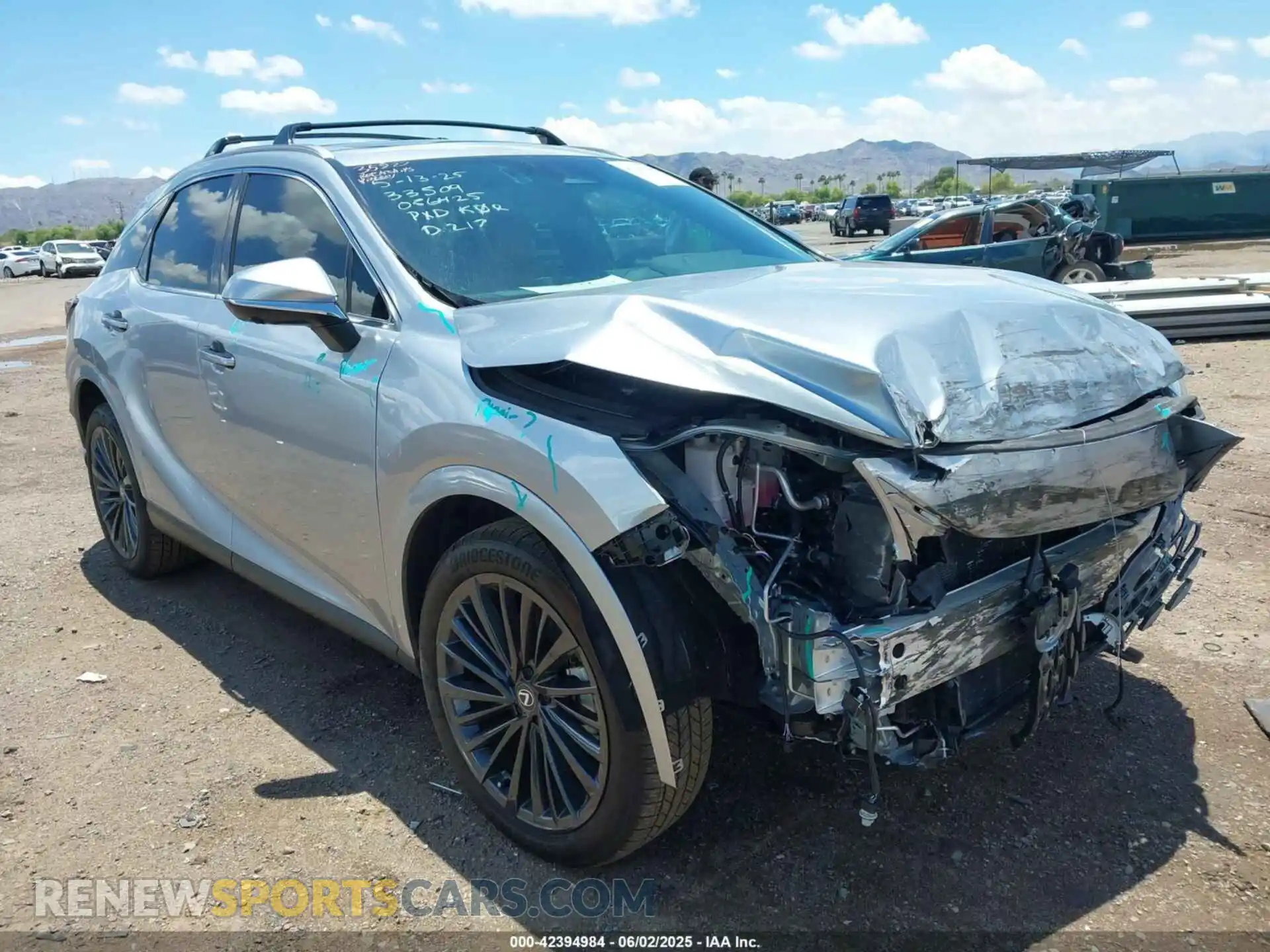 1 fotografías del automóvil dañado 2T2BAMBA3SC056425 LEXUS RX 350 2025