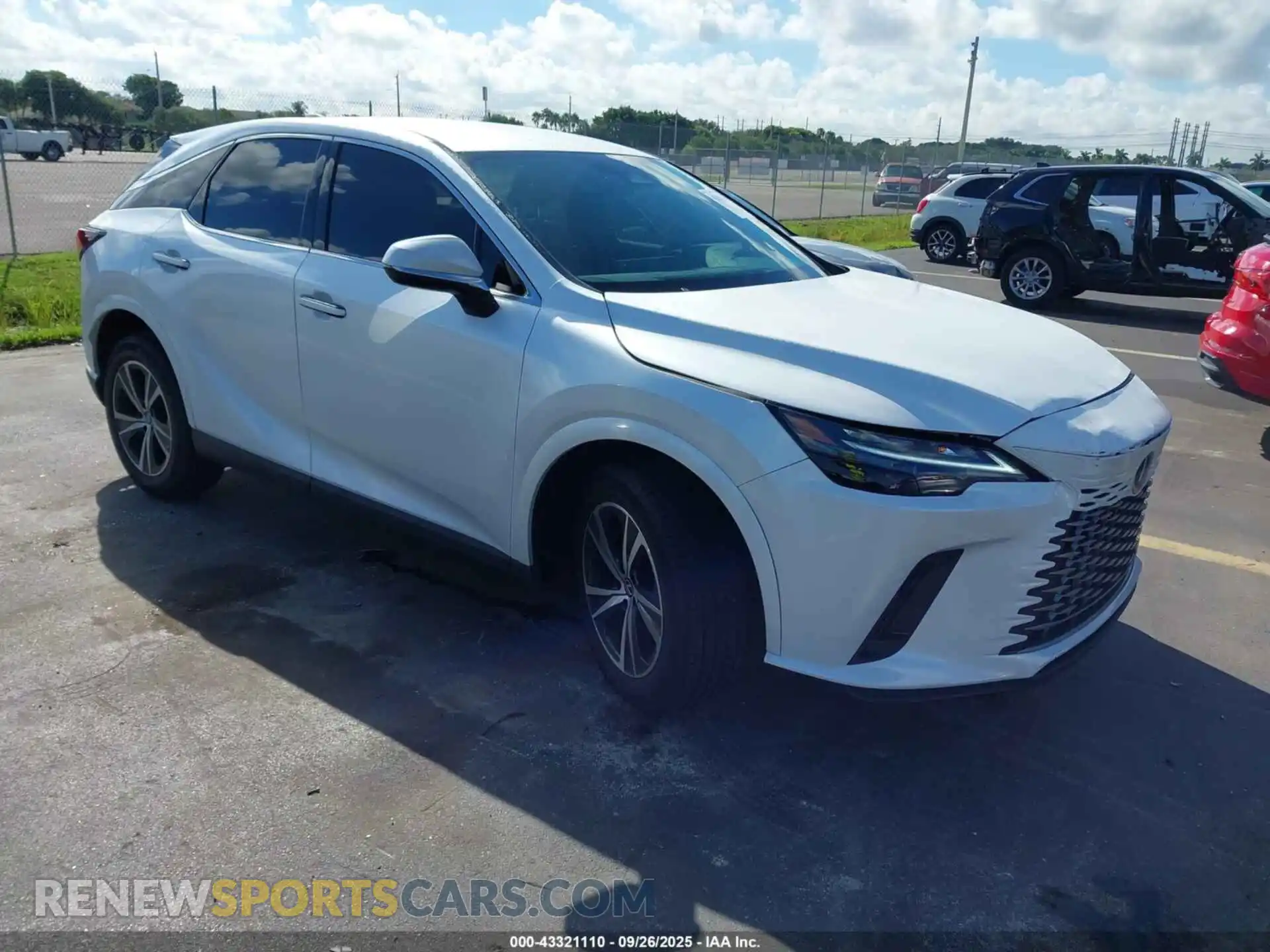 1 fotografías del automóvil dañado 2T2BAMBA3SC067750 LEXUS RX 350 2025