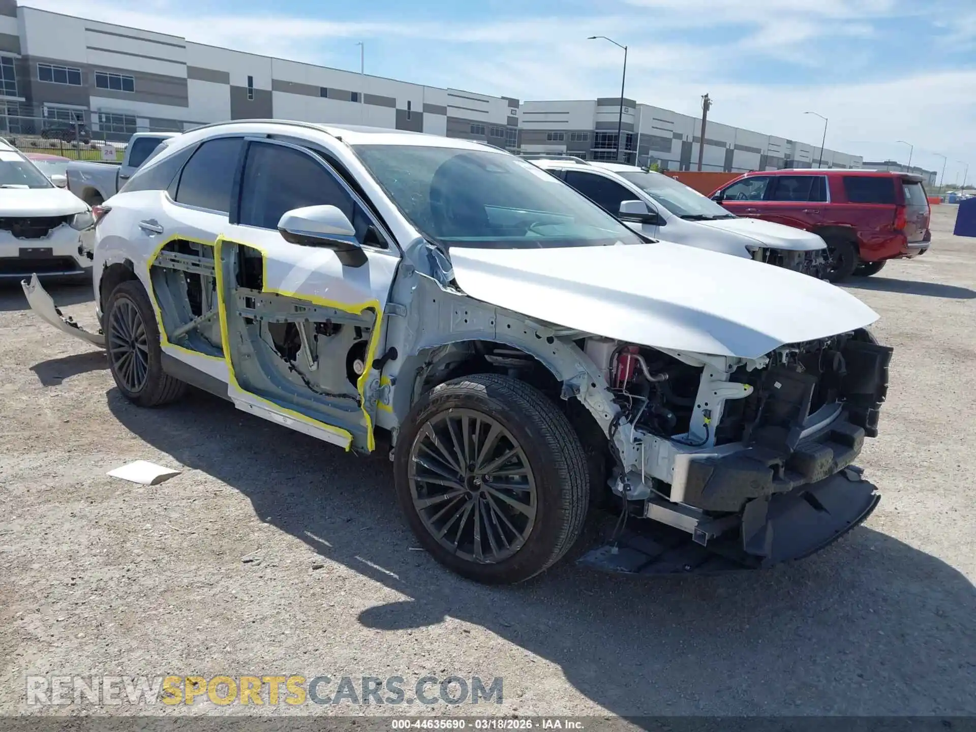 1 fotografías del automóvil dañado 2T2BAMBA7SC056752 LEXUS RX 350 2025