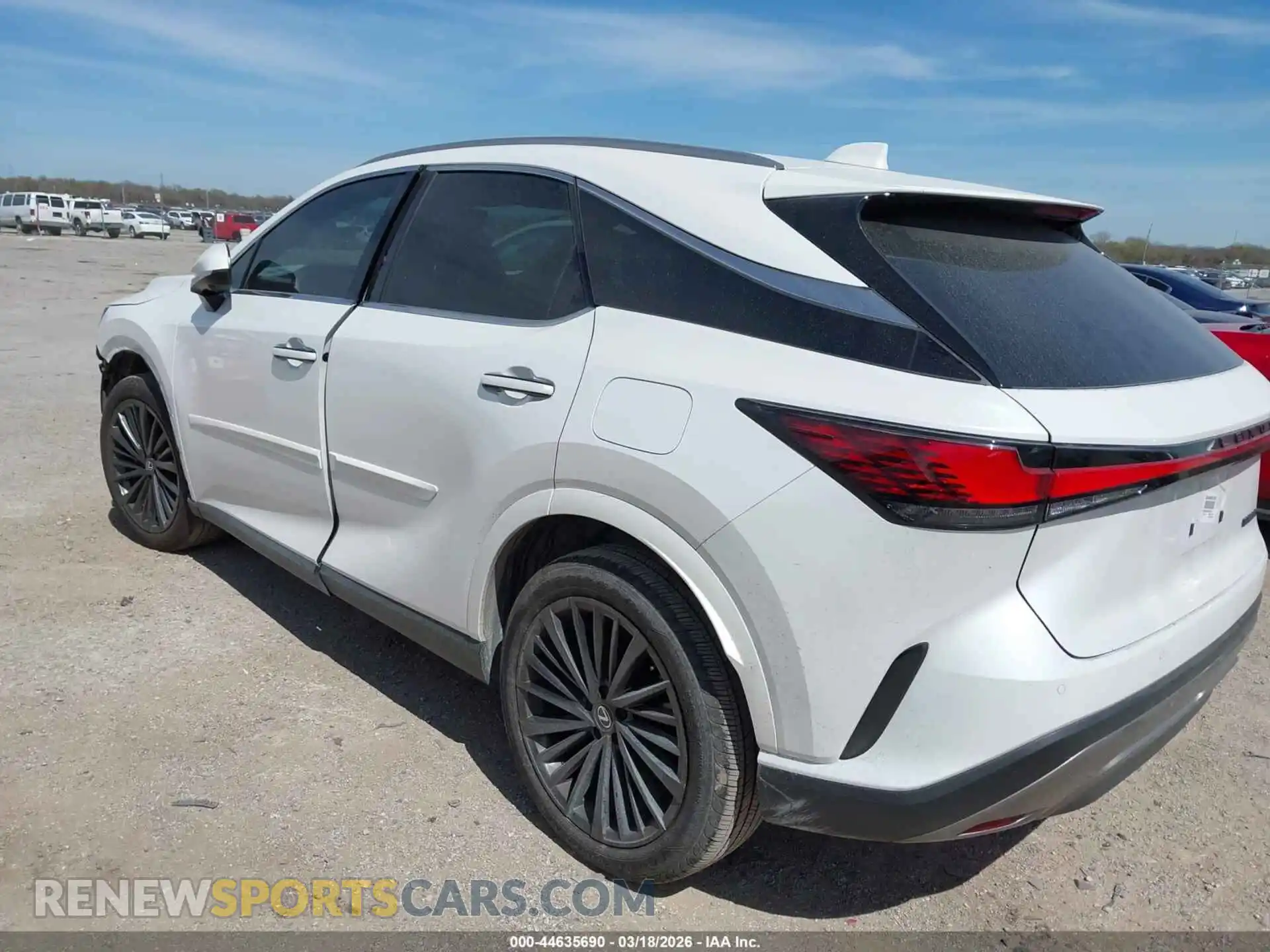 3 fotografías del automóvil dañado 2T2BAMBA7SC056752 LEXUS RX 350 2025
