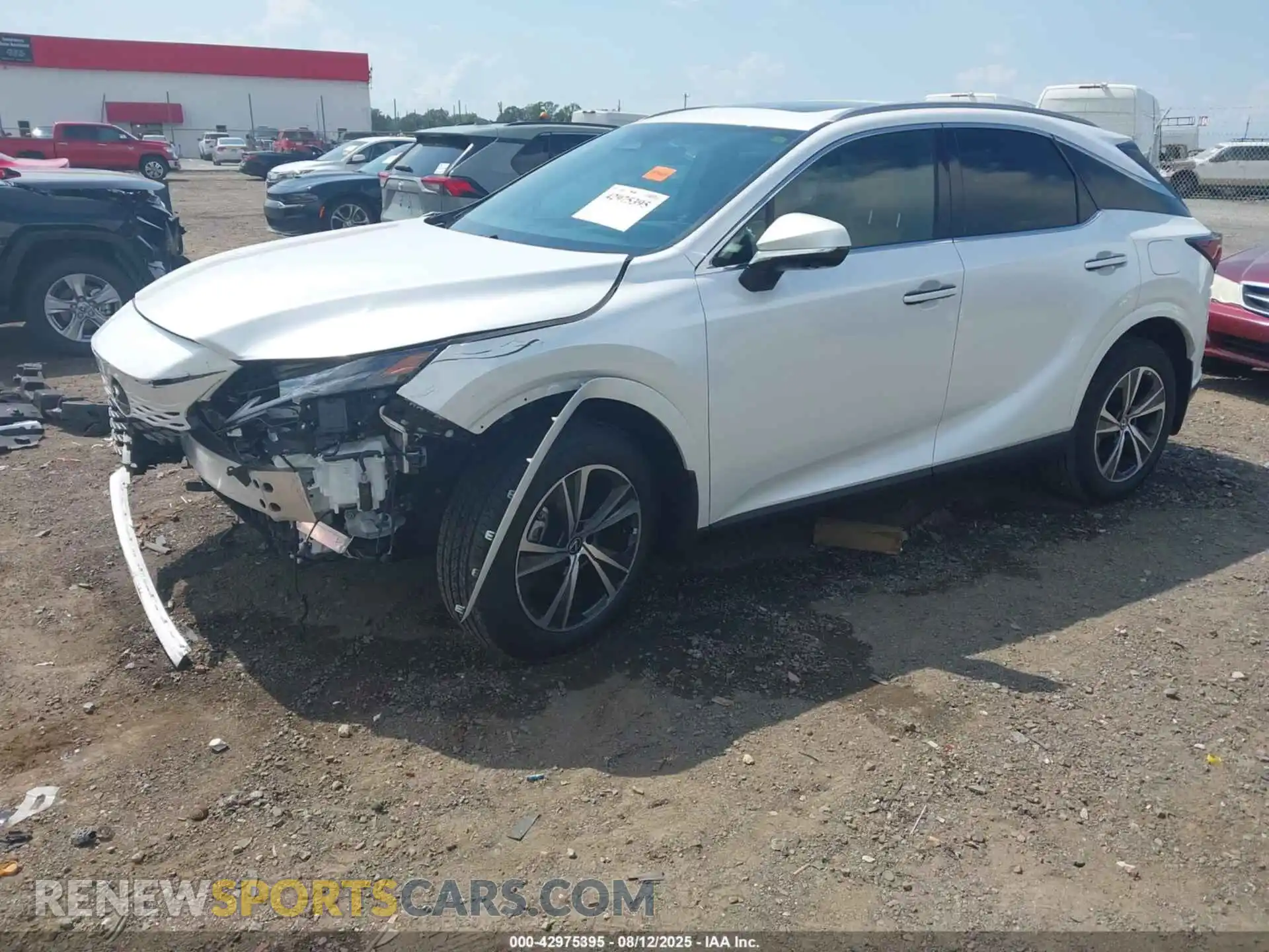 2 fotografías del automóvil dañado 2T2BAMBAXSC062254 LEXUS RX 350 2025