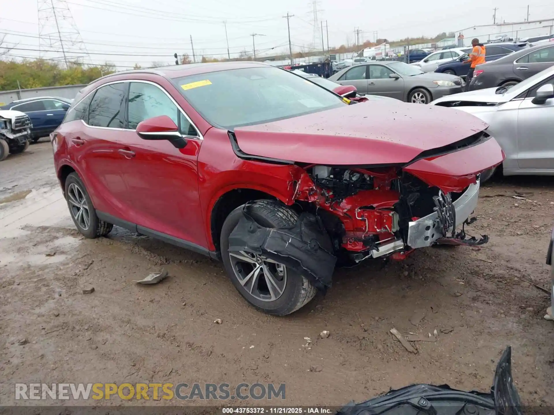 1 fotografías del automóvil dañado 2T2BAMBAXSC064330 LEXUS RX 350 2025