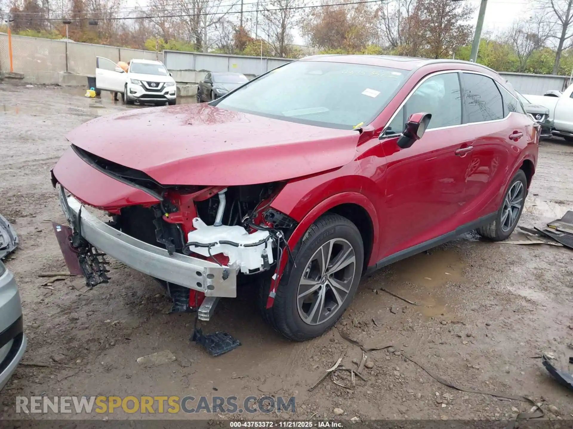 2 fotografías del automóvil dañado 2T2BAMBAXSC064330 LEXUS RX 350 2025