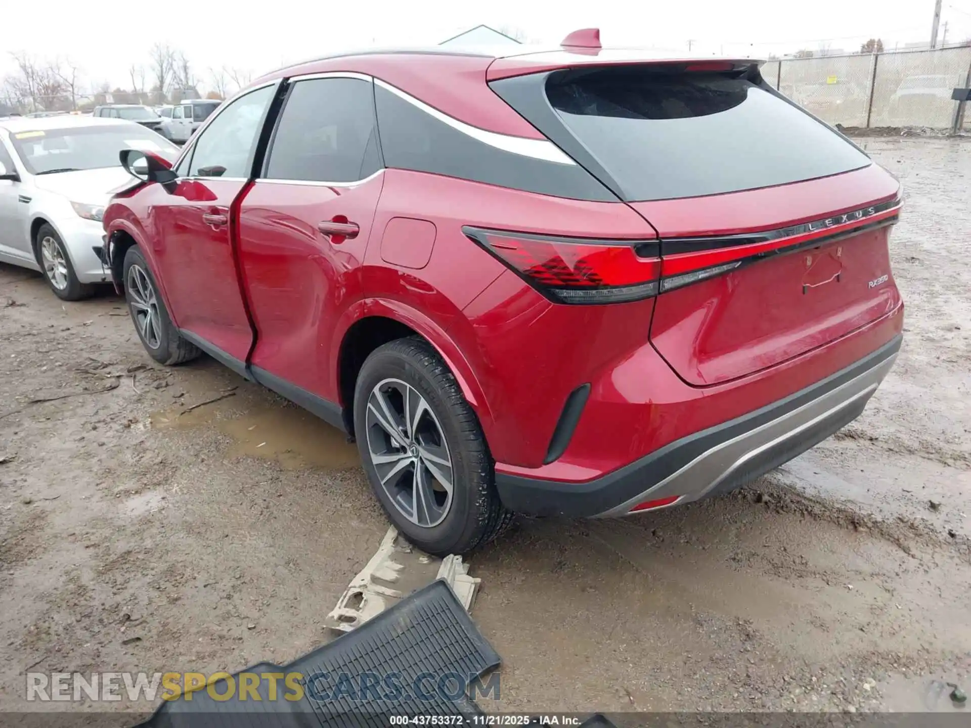 3 fotografías del automóvil dañado 2T2BAMBAXSC064330 LEXUS RX 350 2025