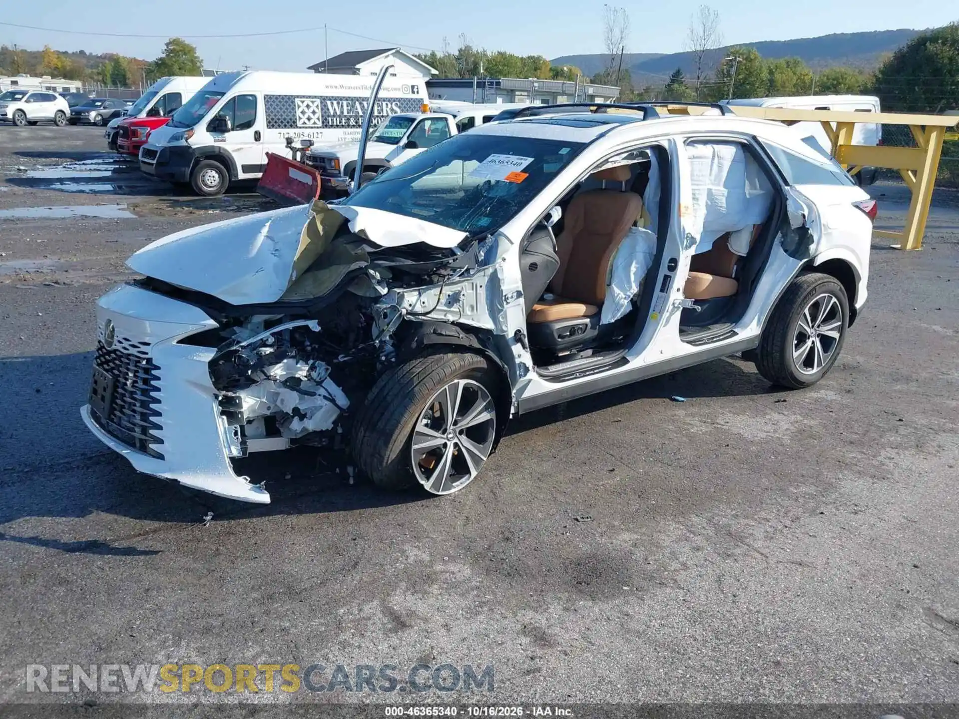 2 Photograph of a damaged car 2T2BAMCA2SC092072 LEXUS RX 350 2025