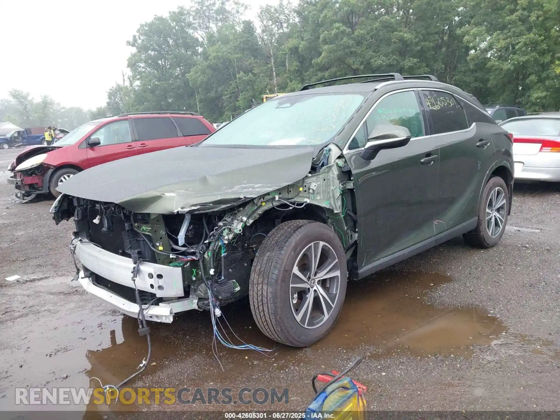2 fotografías del automóvil dañado 2T2BAMCA4SC103184 LEXUS RX 350 2025