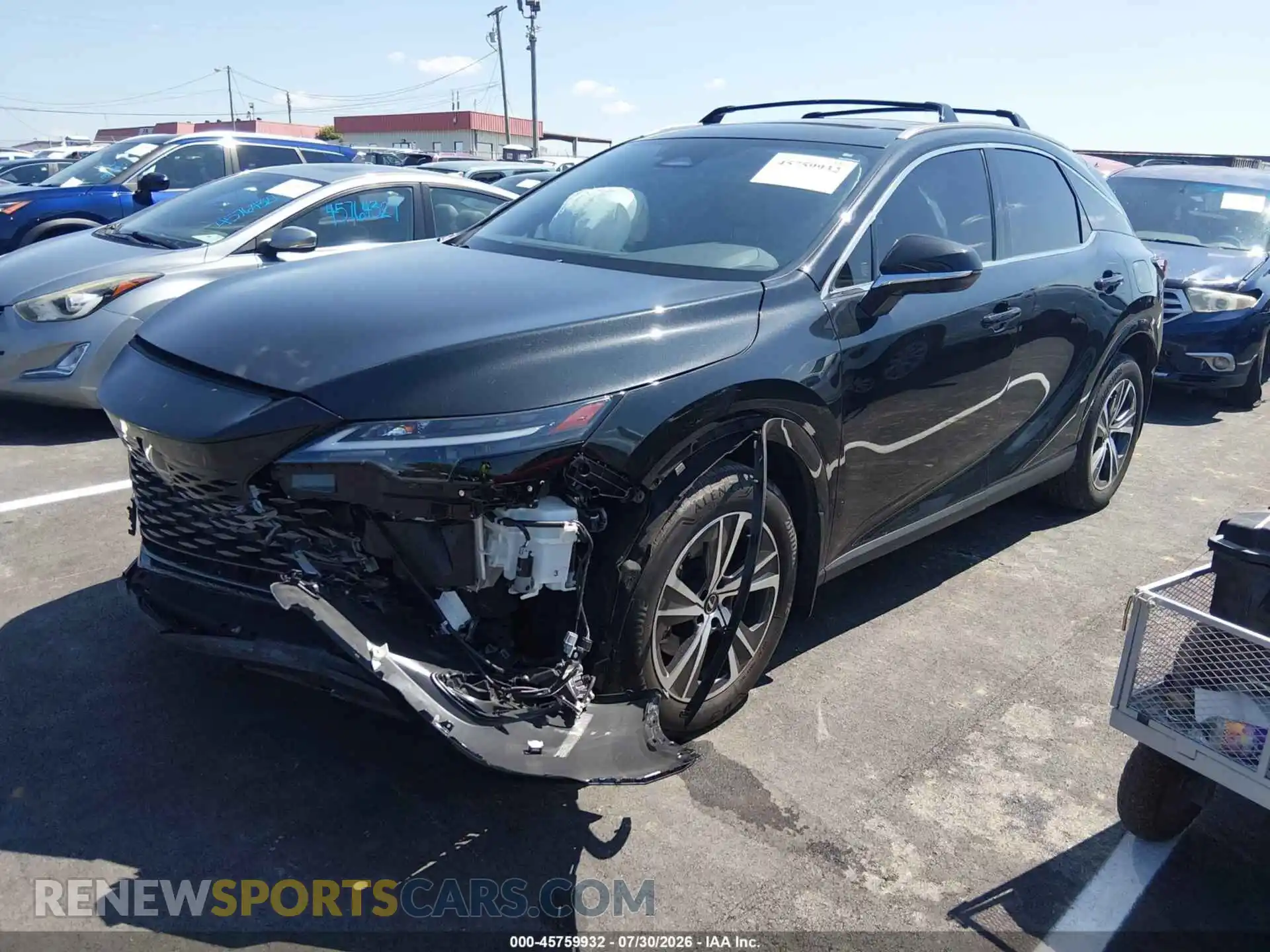 2 fotografías del automóvil dañado JTJCHMAA0S2031984 LEXUS RX 350 2025