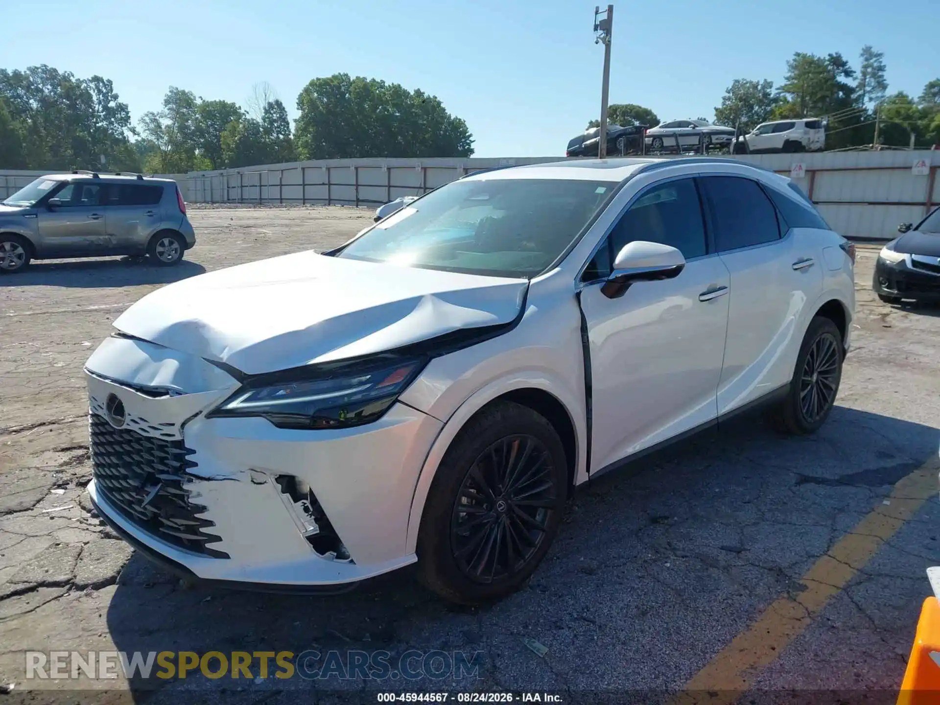 2 fotografías del automóvil dañado 2T2BAMBA6TC074032 LEXUS RX 350 2026