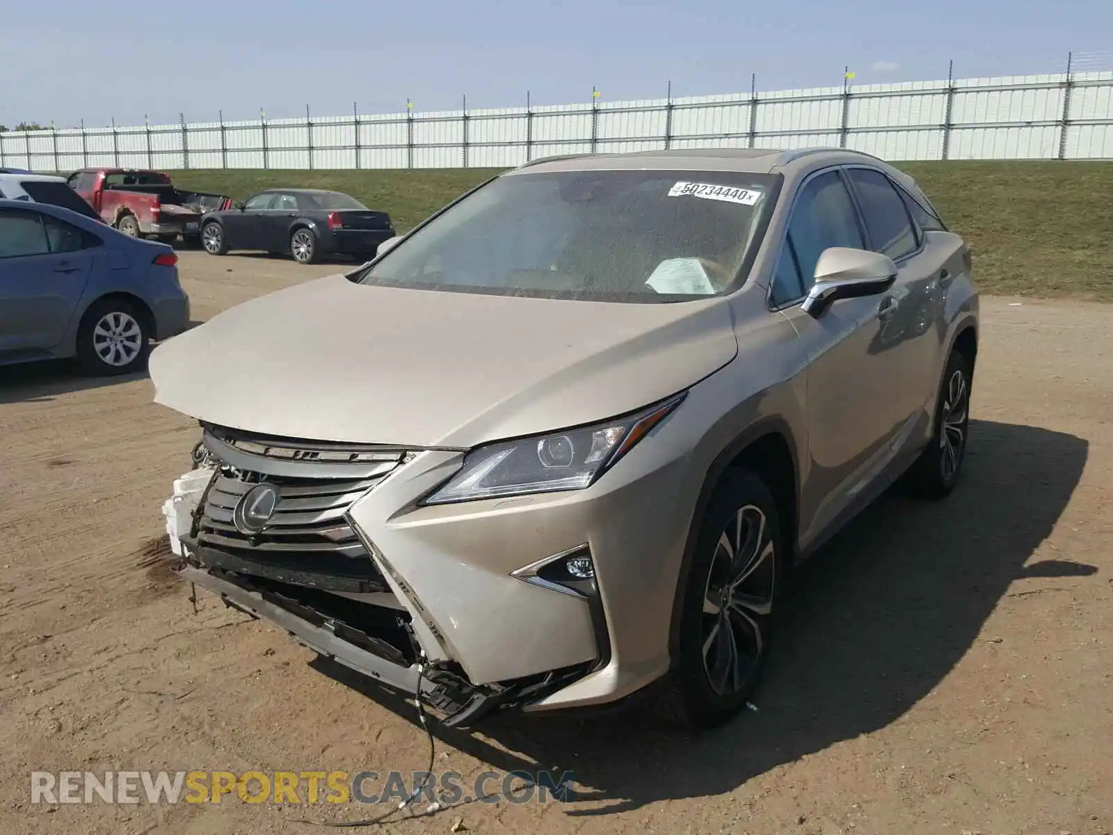 2 Photograph of a damaged car 2T2BZMCA0KC179719 LEXUS RX 350 BAS 2019