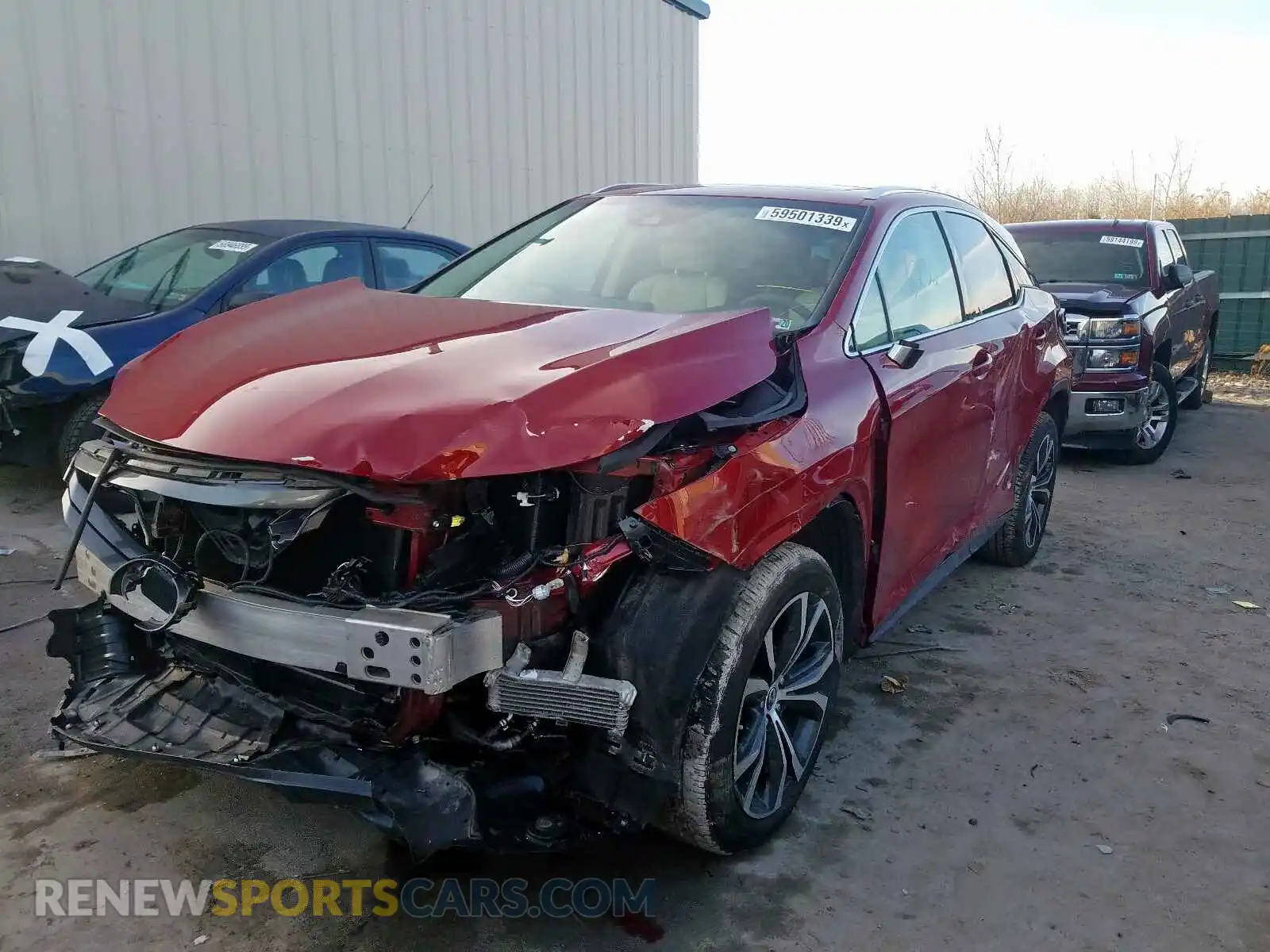 2 Photograph of a damaged car 2T2BZMCA6KC190093 LEXUS RX 350 BAS 2019