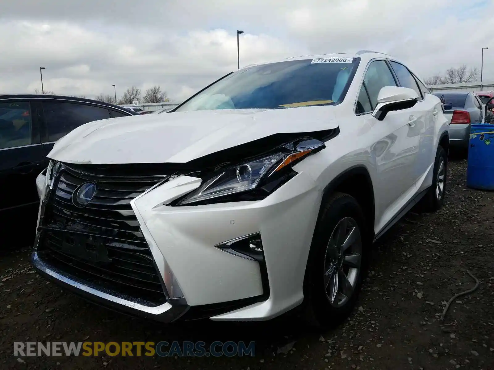 2 Photograph of a damaged car 2T2BZMCA8KC188135 LEXUS RX 350 BAS 2019